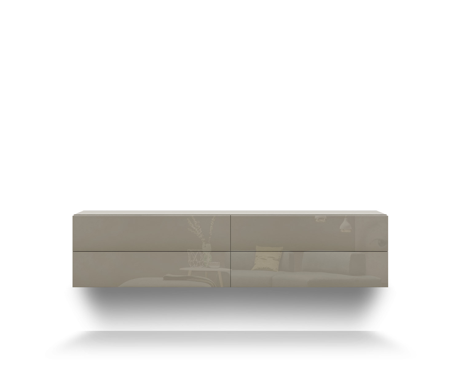 Novamobili Hängekommode Easy 4er B152 sand433 Novamobili Hängekommode Easy 4er B152 sand433