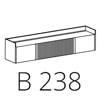 B 238 cm