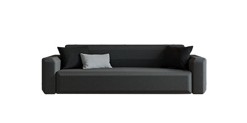 W 246 cm 3 seater Lying surface 200x140 cm