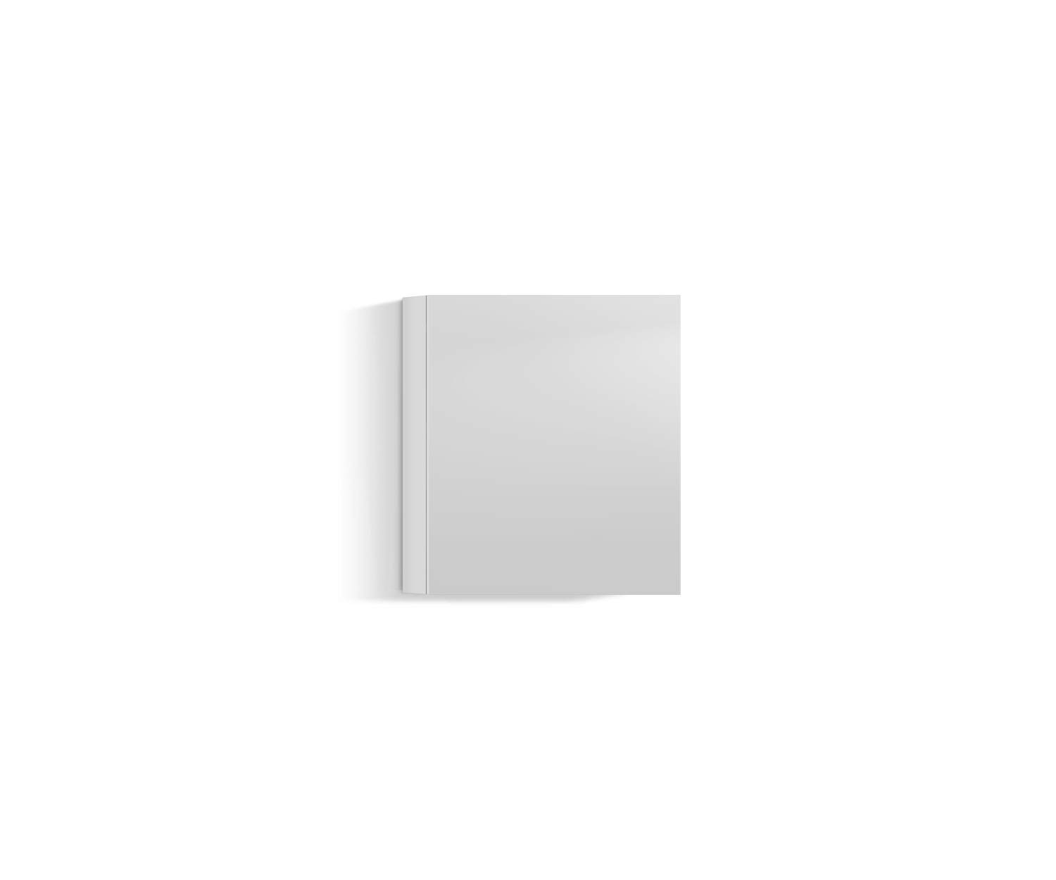 Design Wohnzimmer Hängeschrank Vertikal H64 B60 weiss300