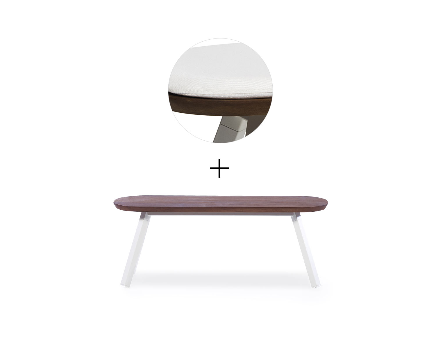 RS Barcelona Ping Pong Bench White W120 cm White Outdoor RS Barcelona Ping Pong Bench White W120 cm White Outdoor