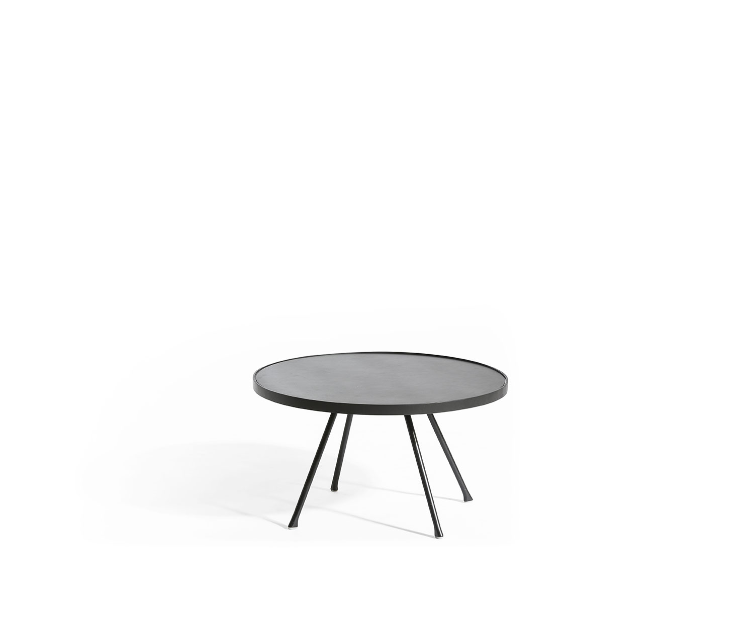 Oasiq Attol Aluminium Beistelltisch anthrazit 60x35cm