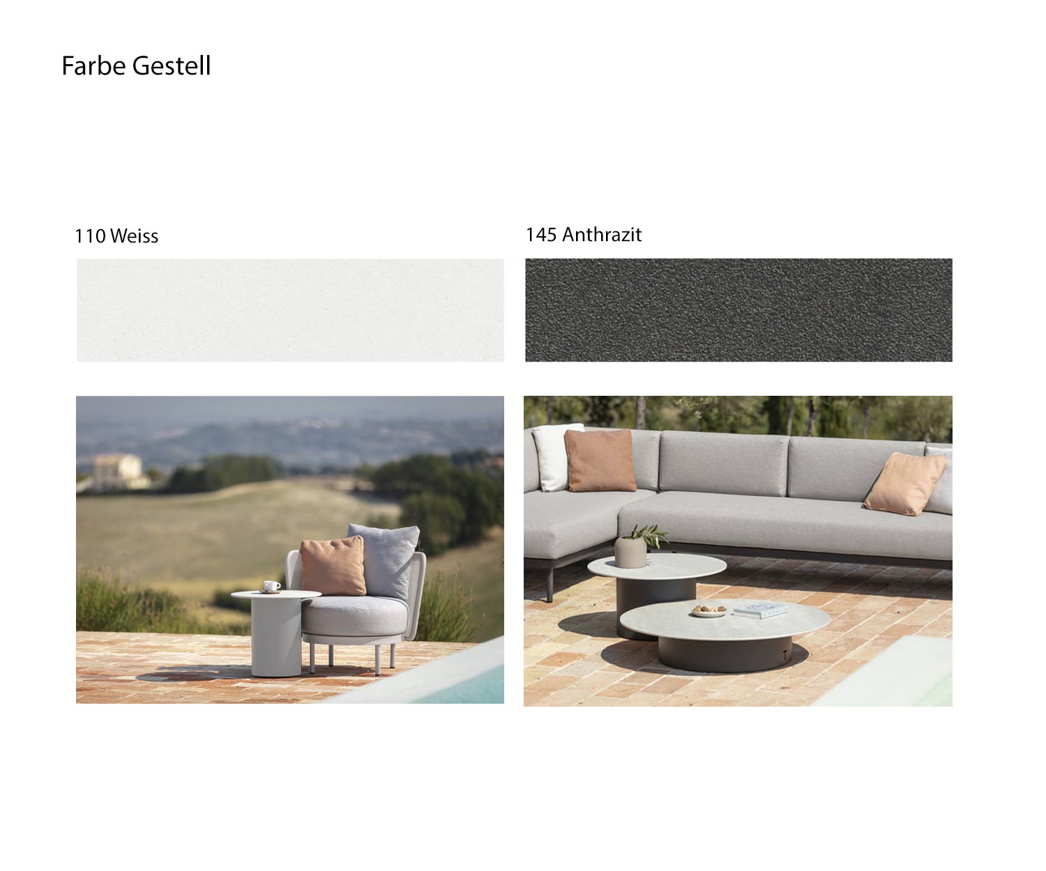 Design Beistelltisch Branta Edelstahl Gestell Farbe Weiß Anthrazit Design Beistelltisch Branta Edelstahl Gestell Farbe Weiß Anthrazit