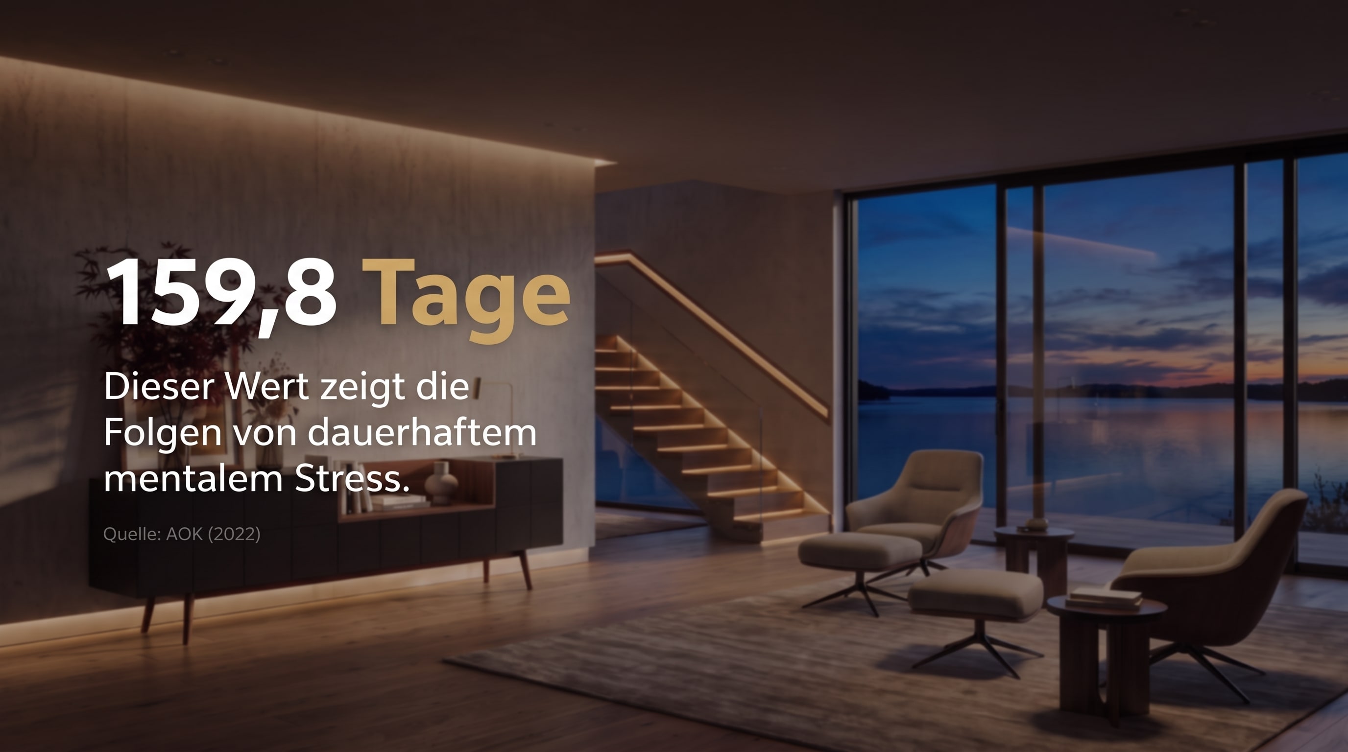 159,8 dagen – Deze waarde toont de gevolgen van langdurige mentale stress.