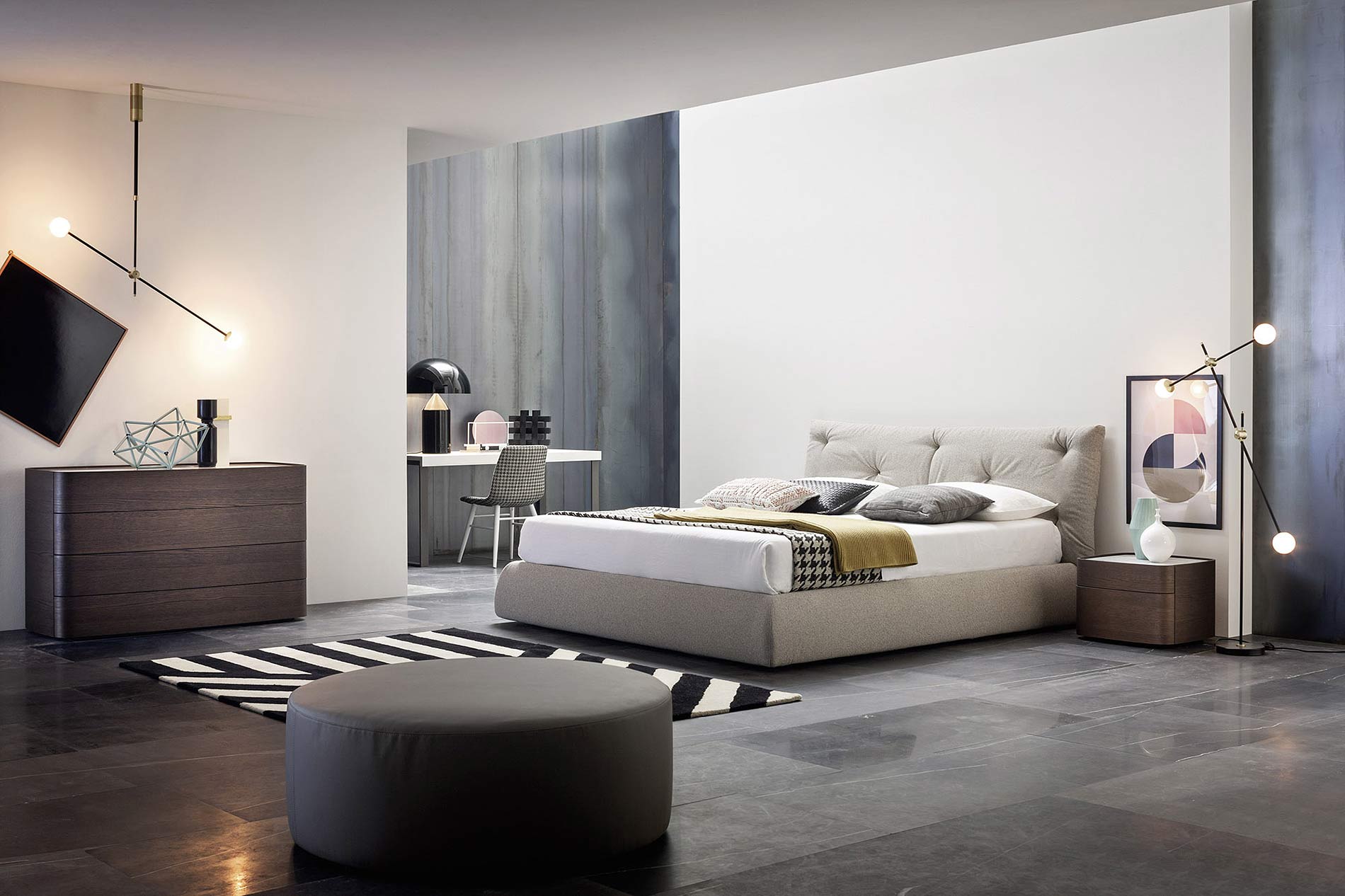 Luxus Schlafzimmer Polsterbett