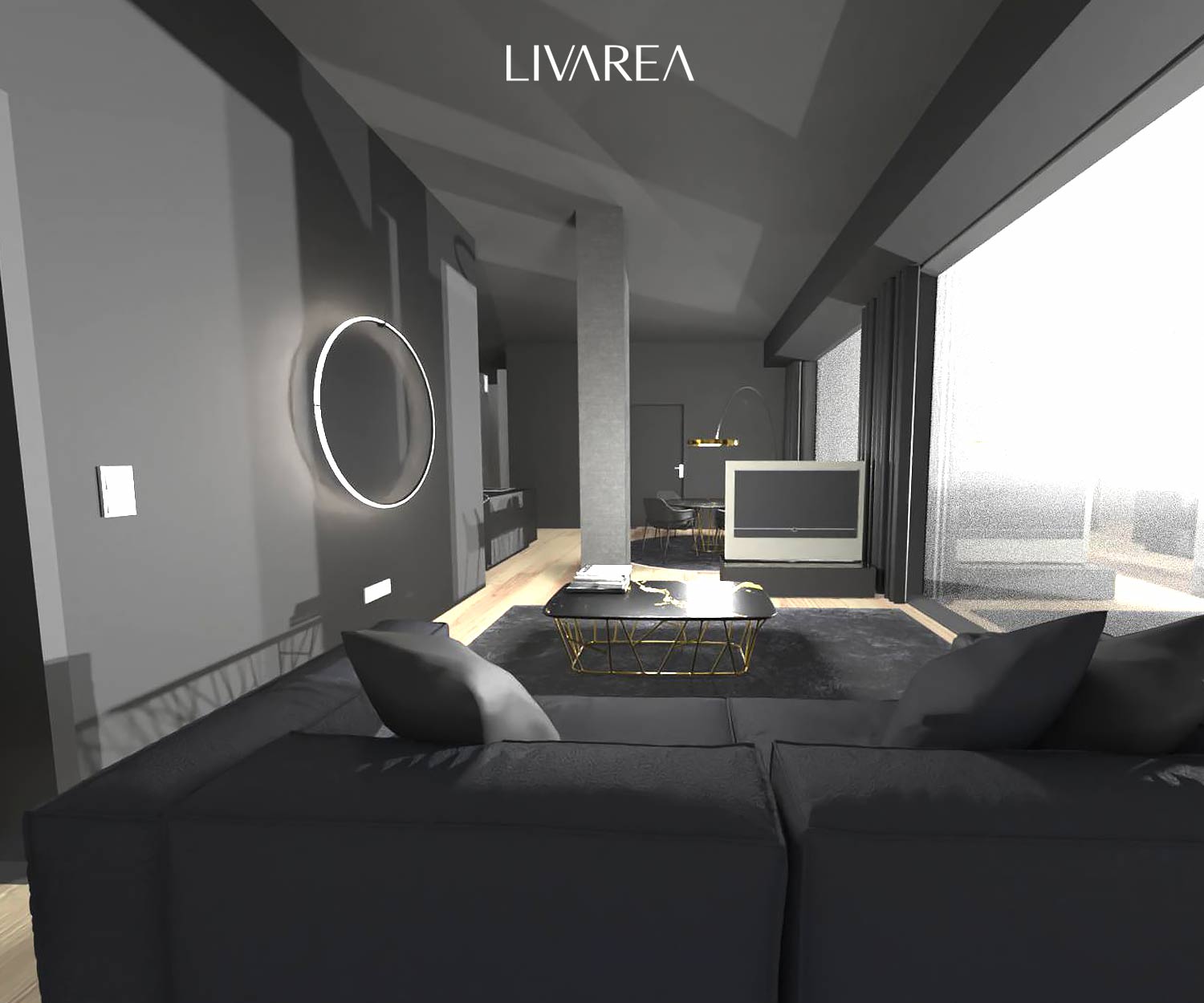 3D Planung Ray Tracing Wohnzimmer 3D Planung Ray Tracing Wohnzimmer