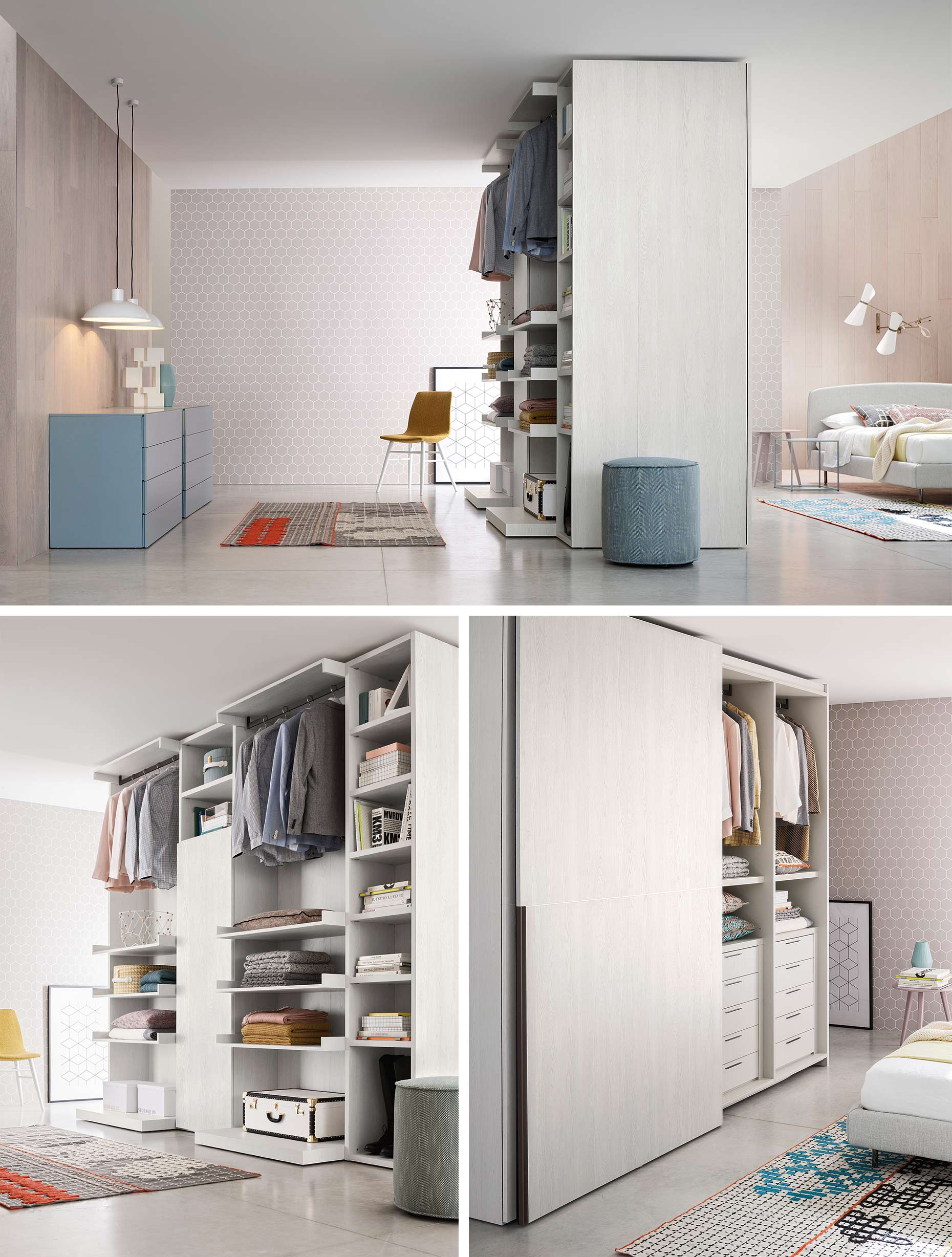 Kleiderschrank als Raumteiler Kleiderschrank als Raumteiler