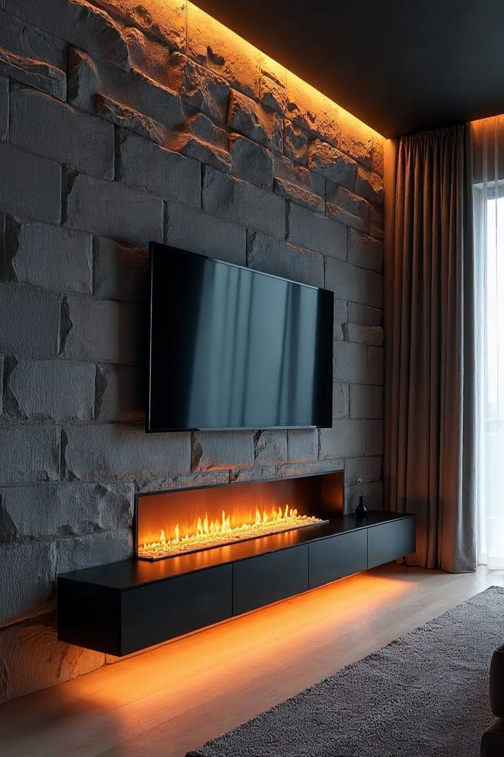 Wohnzimmer mit Kamin: 12 moderne Ideen & Tipps | Livarea