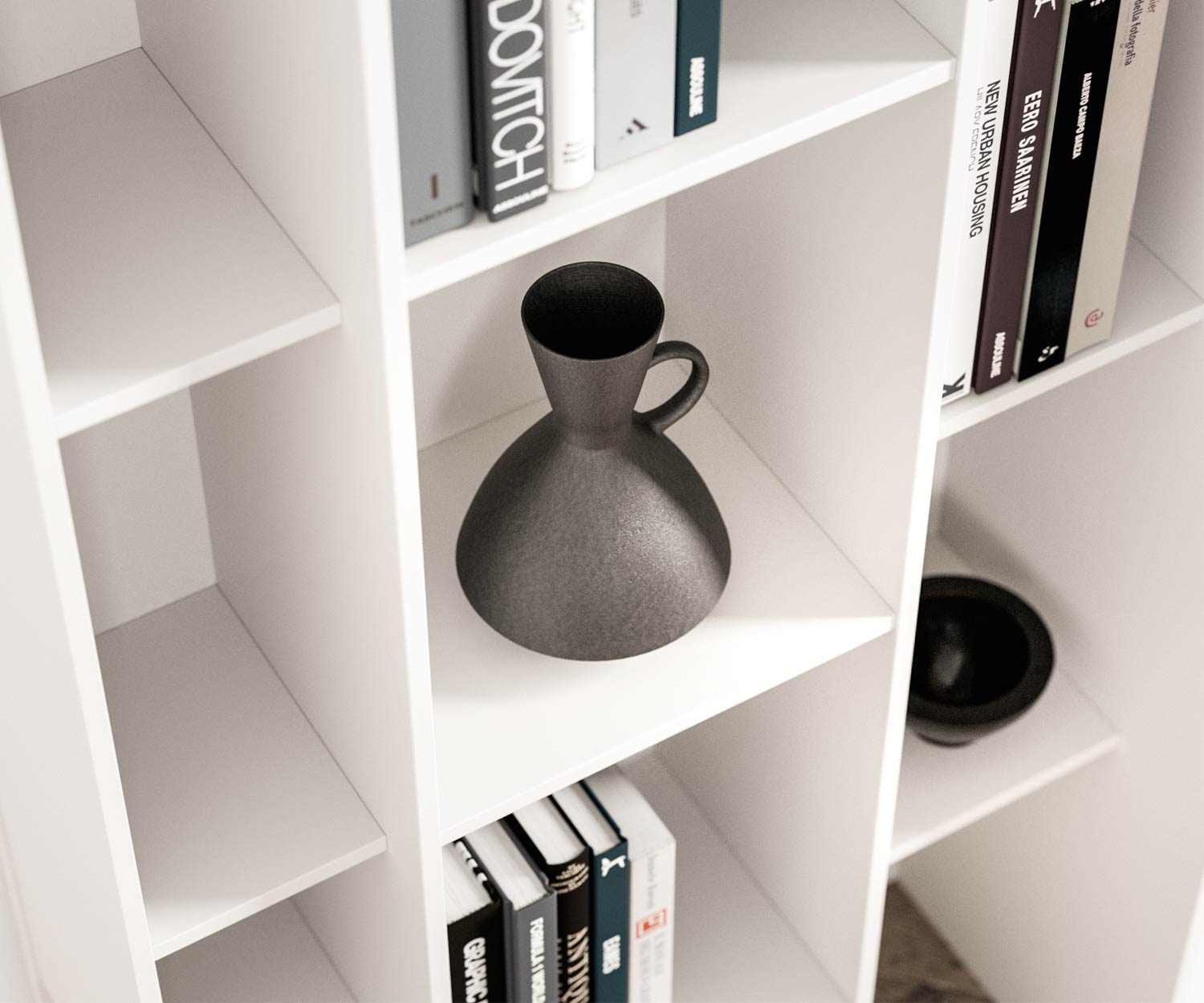 Ozzio Byblos X026 bookcase detail picture Ozzio Byblos X026 bookcase detail picture