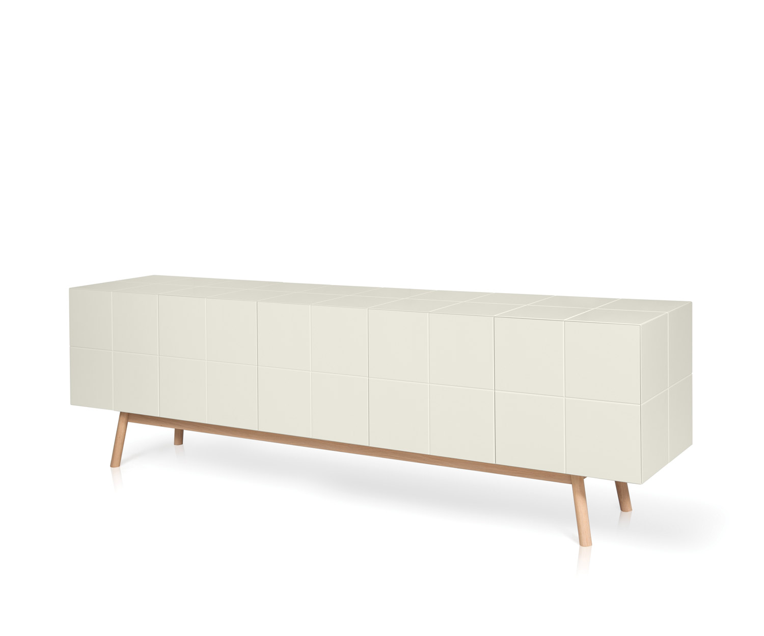 Exclusive al2 Design sideboard MOS I KO 003 B C5 in white with solid feet Exclusive al2 Design sideboard MOS I KO 003 B C5 in white with solid feet