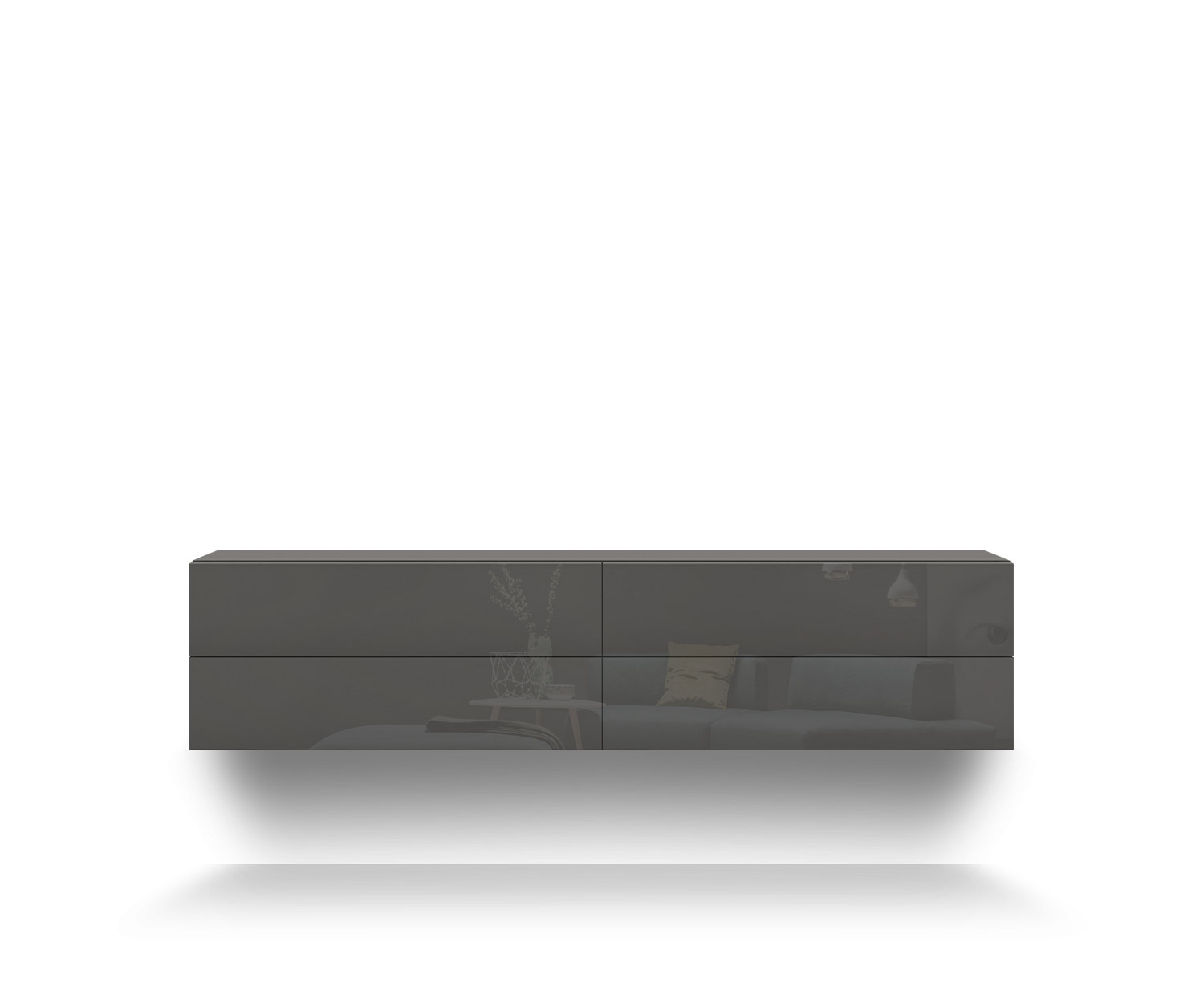 Novamobili Hängekommode Easy 4er B152 quarz410 Novamobili Hängekommode Easy 4er B152 quarz410