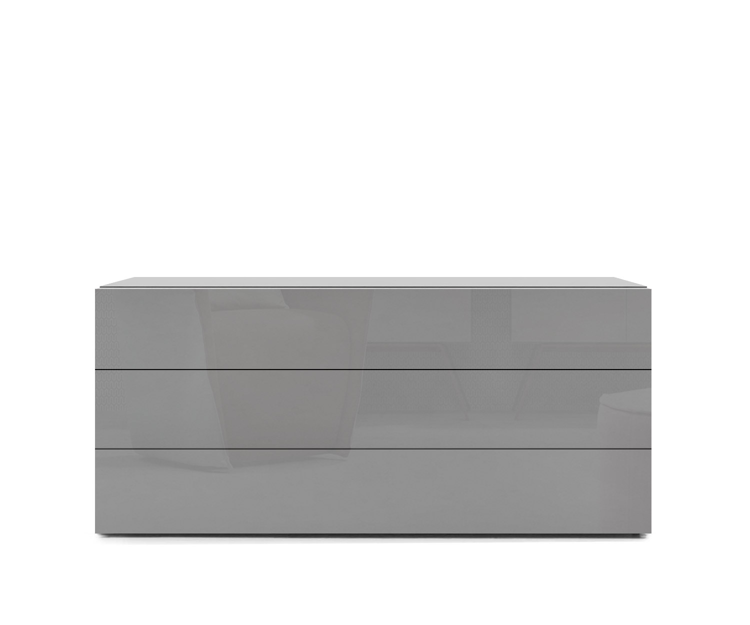 Novamobili Kommode Easy 3er B108cm hellgrau430 Novamobili Kommode Easy 3er B108cm hellgrau430