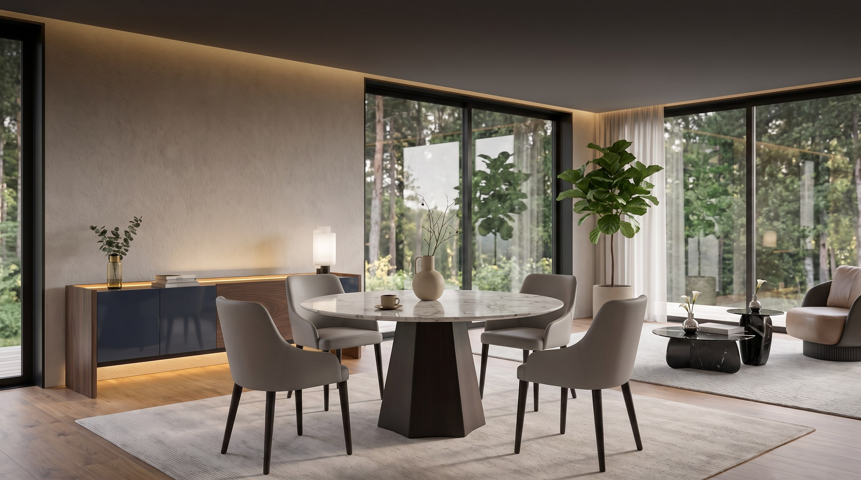 Ceramic Dining Table Tops: The Hidden Edge Over Wood & Glass