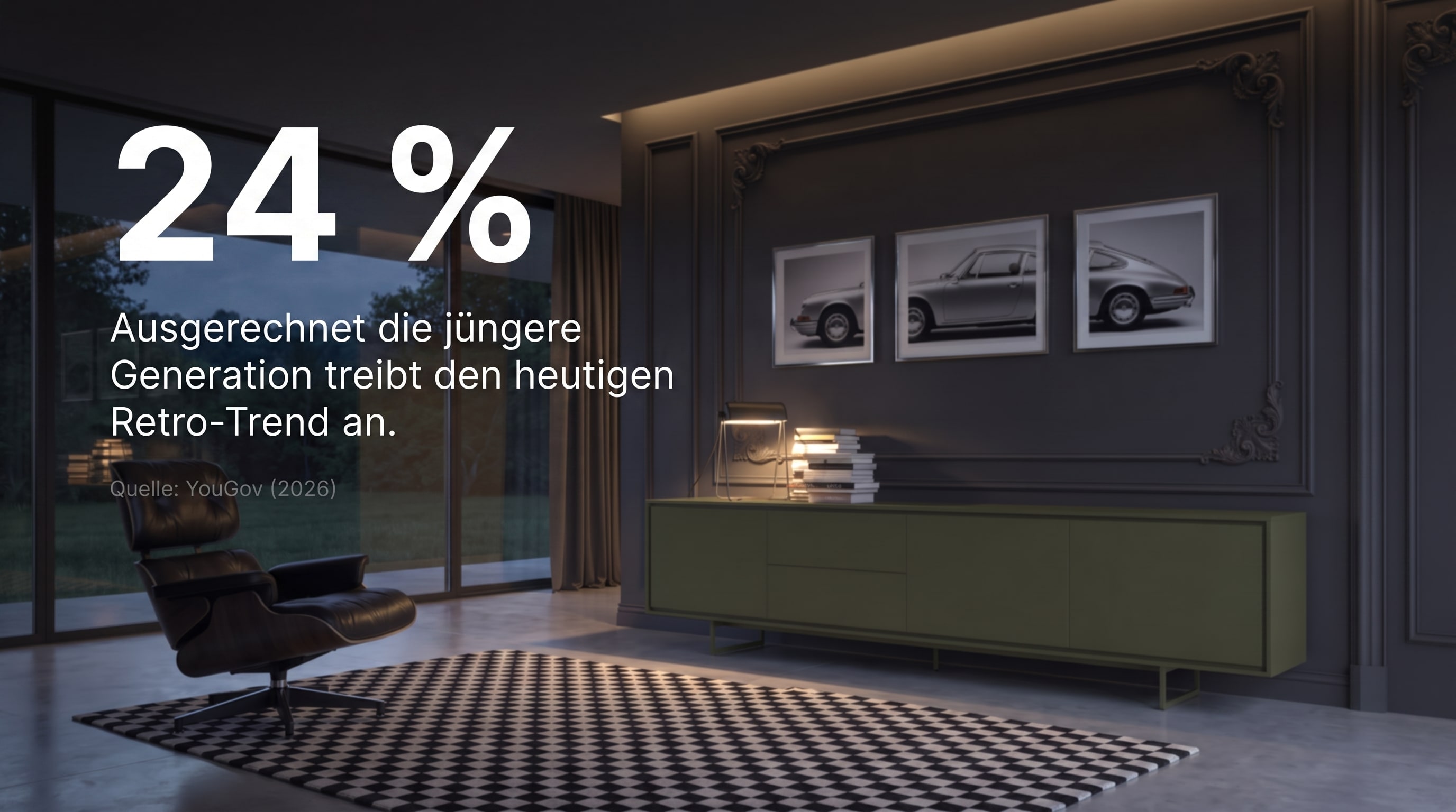 24 % &ndash; Juist de jongere generatie drijft de huidige retrotrend aan.