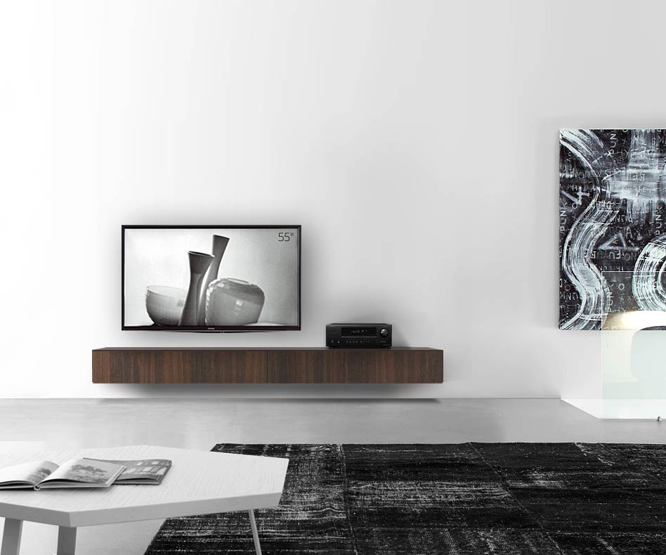 Livitalia Holz Design Lowboard Konfigurator Wand 240 cm 24 cm 46 cm Eiche braun Livitalia Holz Design Lowboard Konfigurator Wand 240 cm 24 cm 46 cm Eiche braun