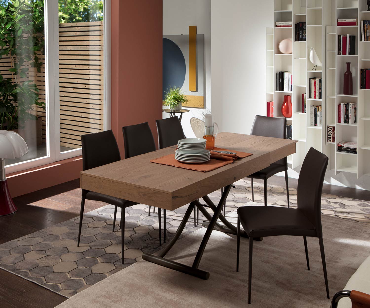 Ozzio Newood Tisch T123 Holz PZ 93 Eiche Natur Tafel Ozzio Newood Tisch T123 Holz PZ 93 Eiche Natur Tafel