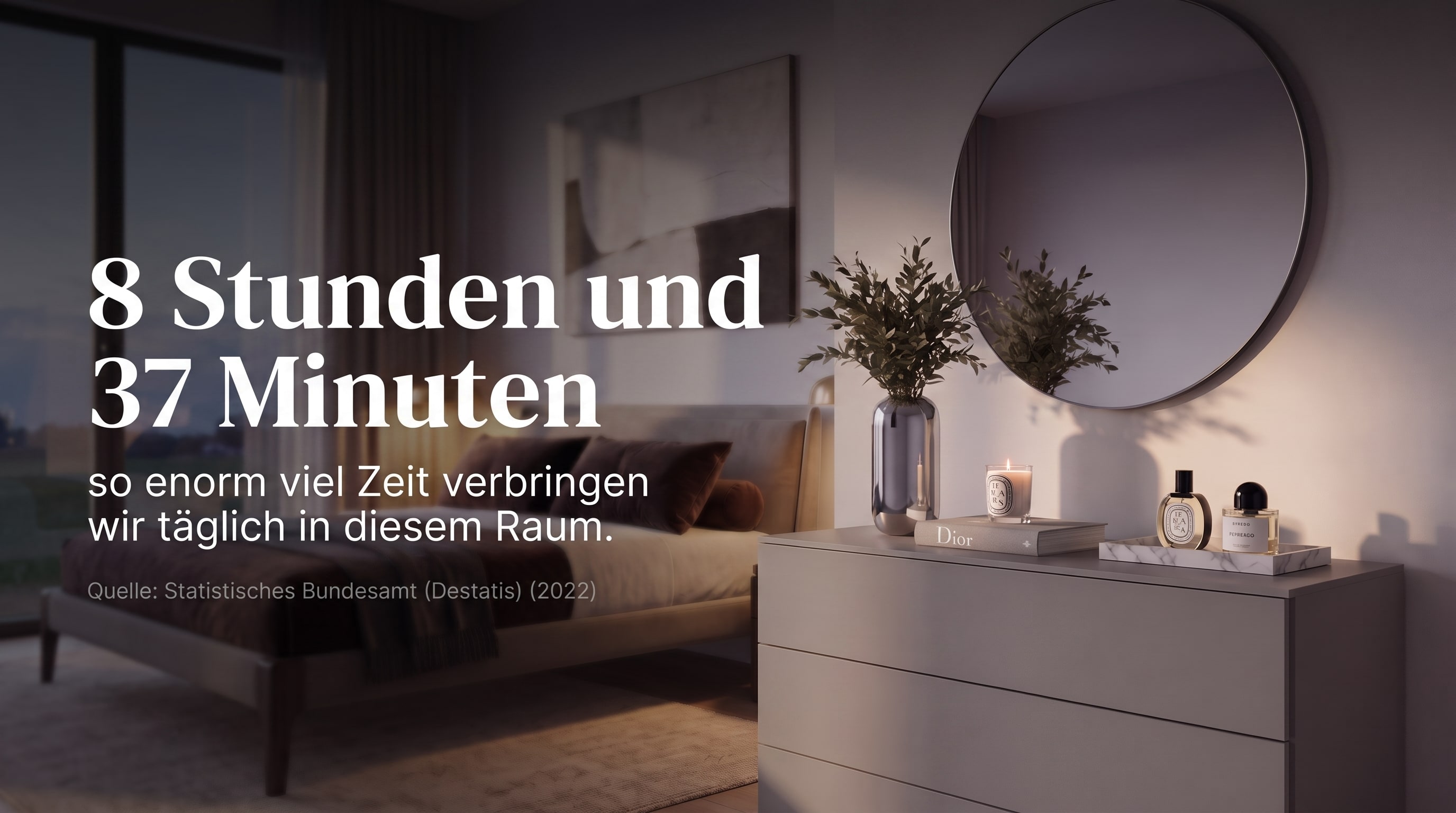 8 Stunden und 37 Minuten &ndash; so enorm viel Zeit verbringen wir t&auml;glich in diesem Raum.