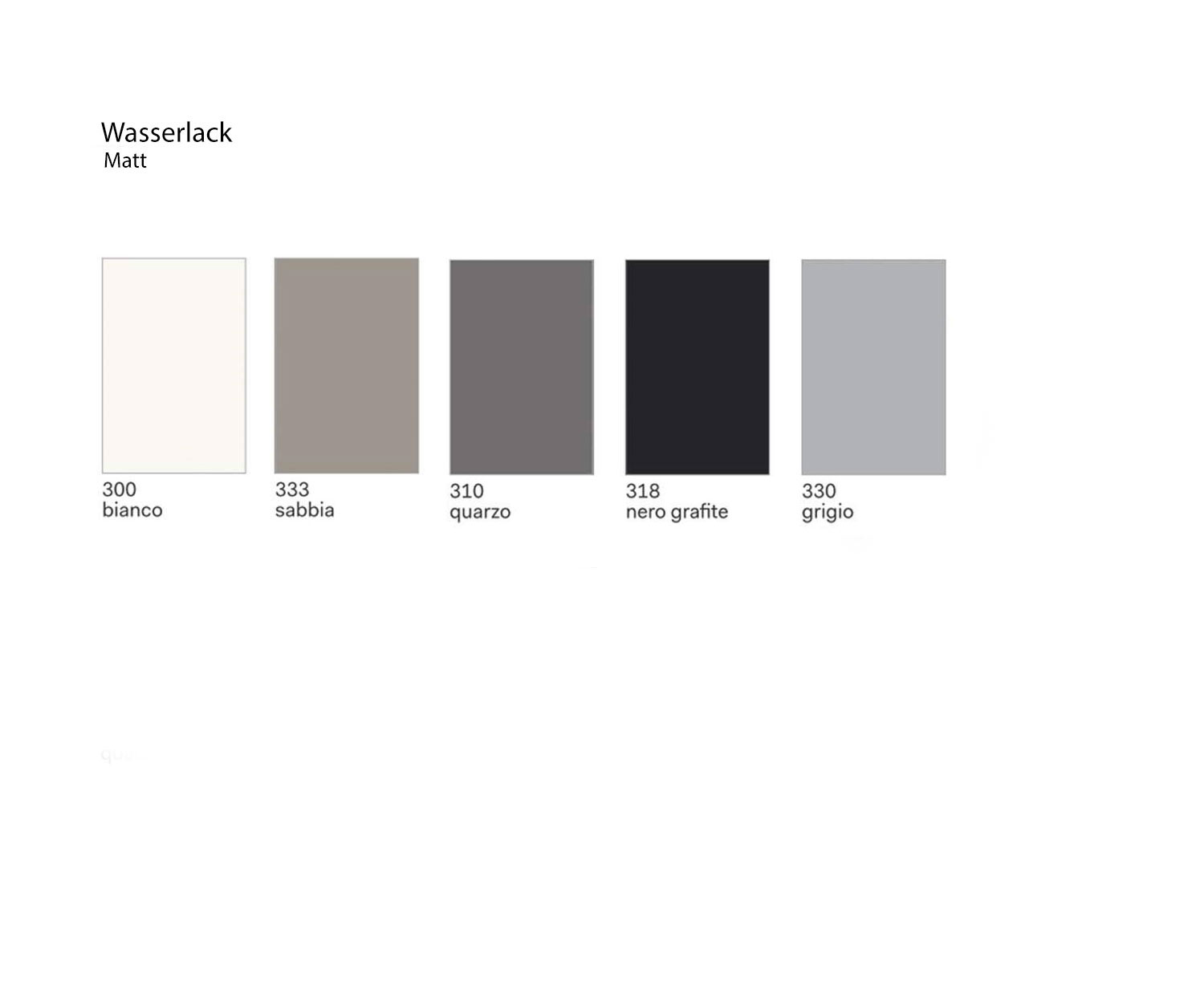 Matt colours for design corner unit Novamobili Alfa  Matt colours for design corner unit Novamobili Alfa