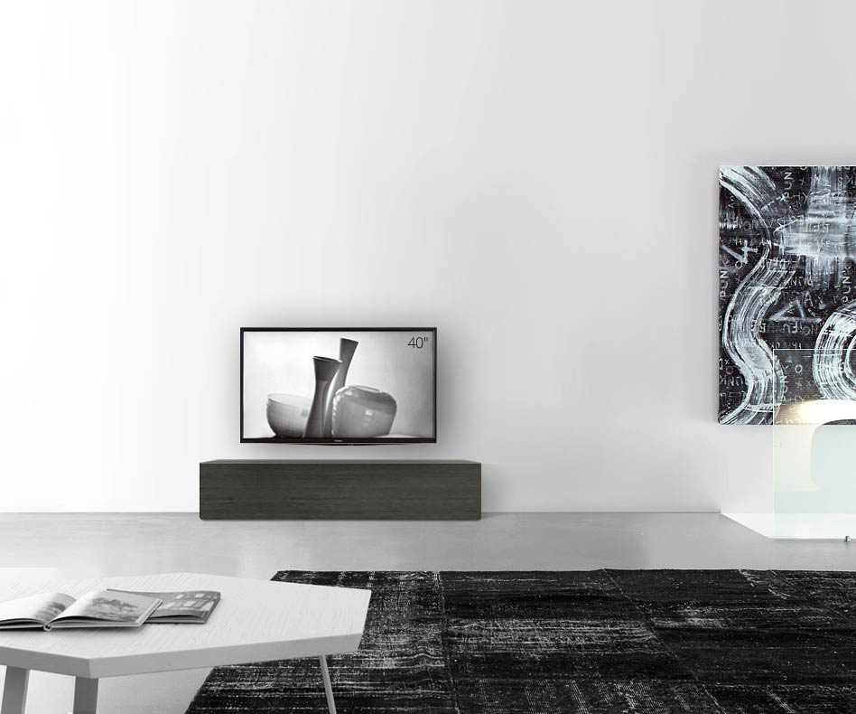 Livitalia Wooden design lowboard configurator base 150 cm 32 cm 46 cm grey oak Livitalia Wooden design lowboard configurator base 150 cm 32 cm 46 cm grey oak