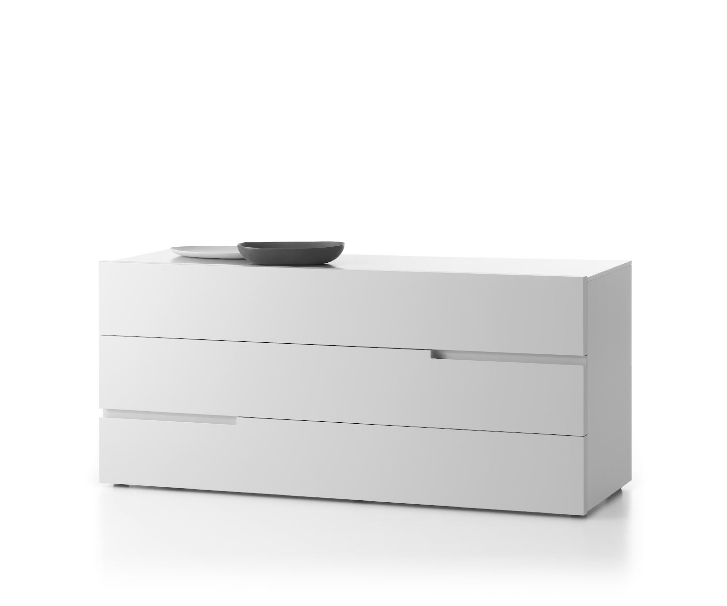 Exklusive Livitalia Tacca Design Kommode B150 Weiss Matt