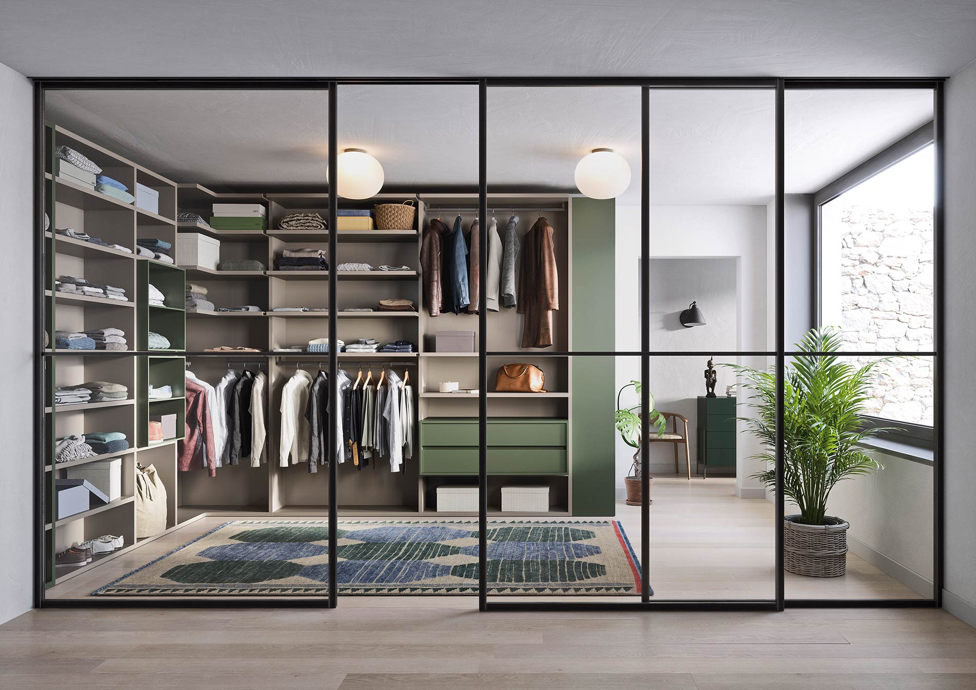 Ankleidezimmer modern Novamobili