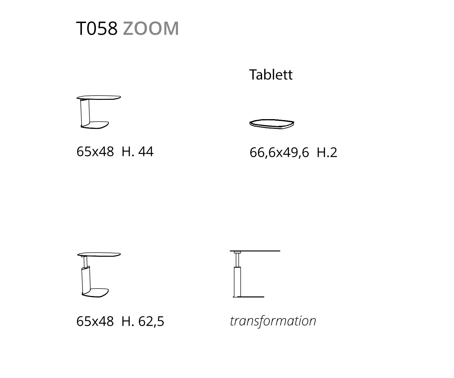 Beistelltisch hoehenverstellbar detail Beistelltisch hoehenverstellbar detail