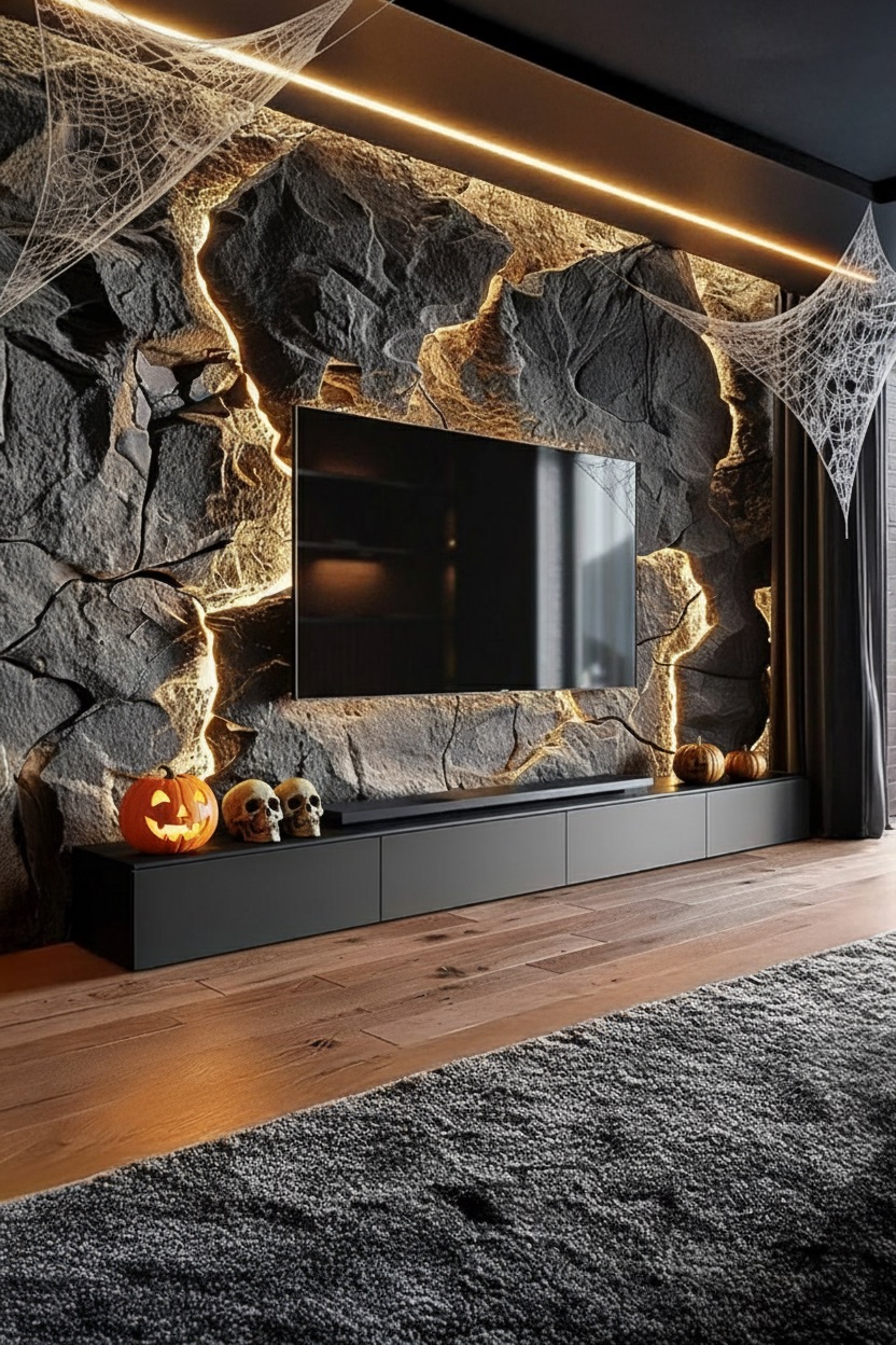 tv-sideboard-mit-halloween-deko