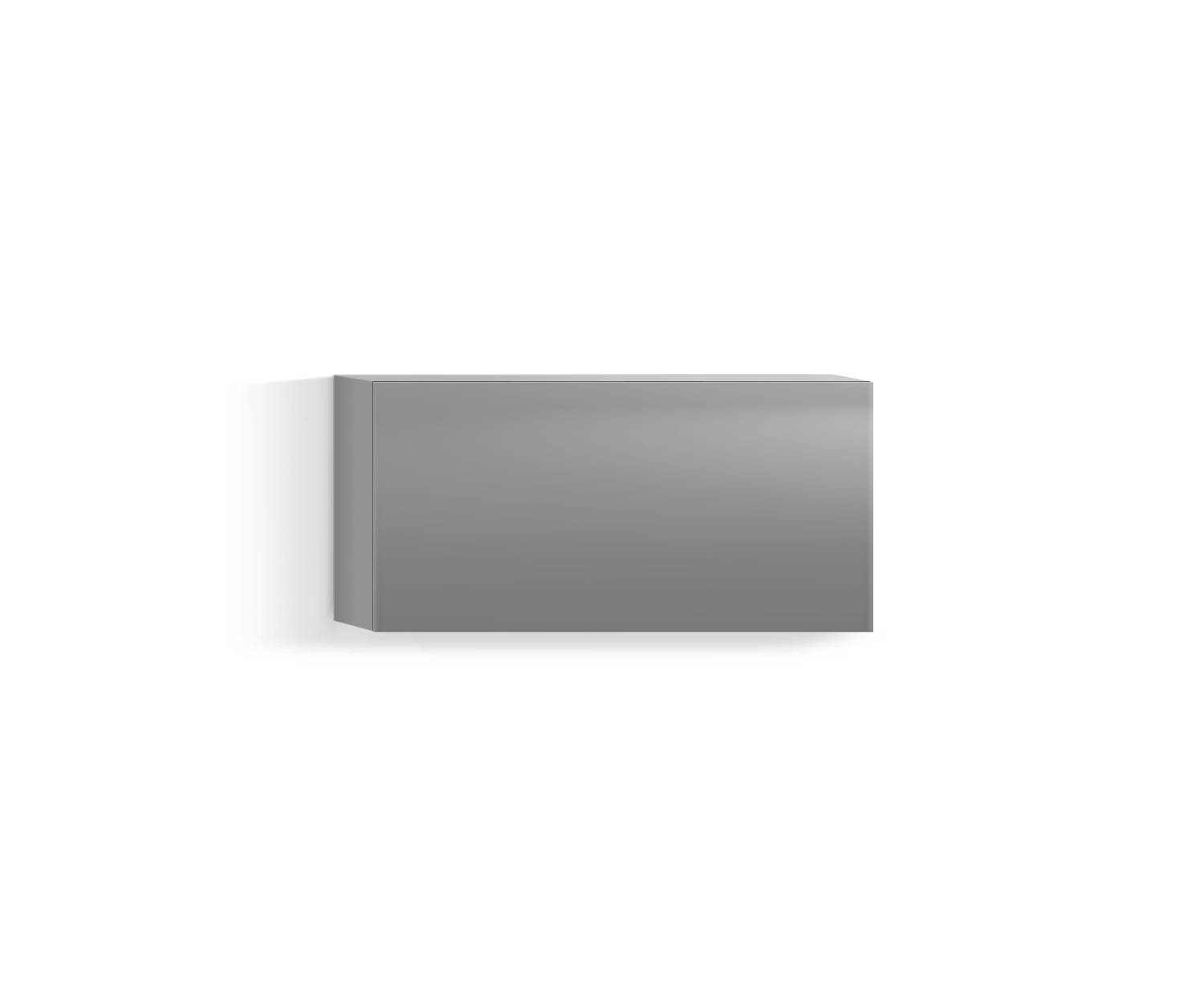 Design Wohnzimmer Hängeschrank Horizontal H32 B60 unten hellgrau330