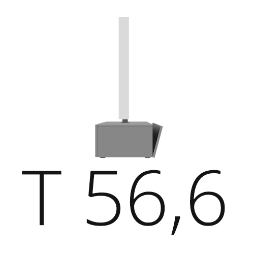 T 56,6 cm