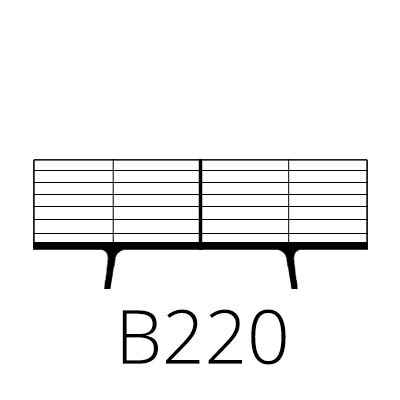 220 cm
