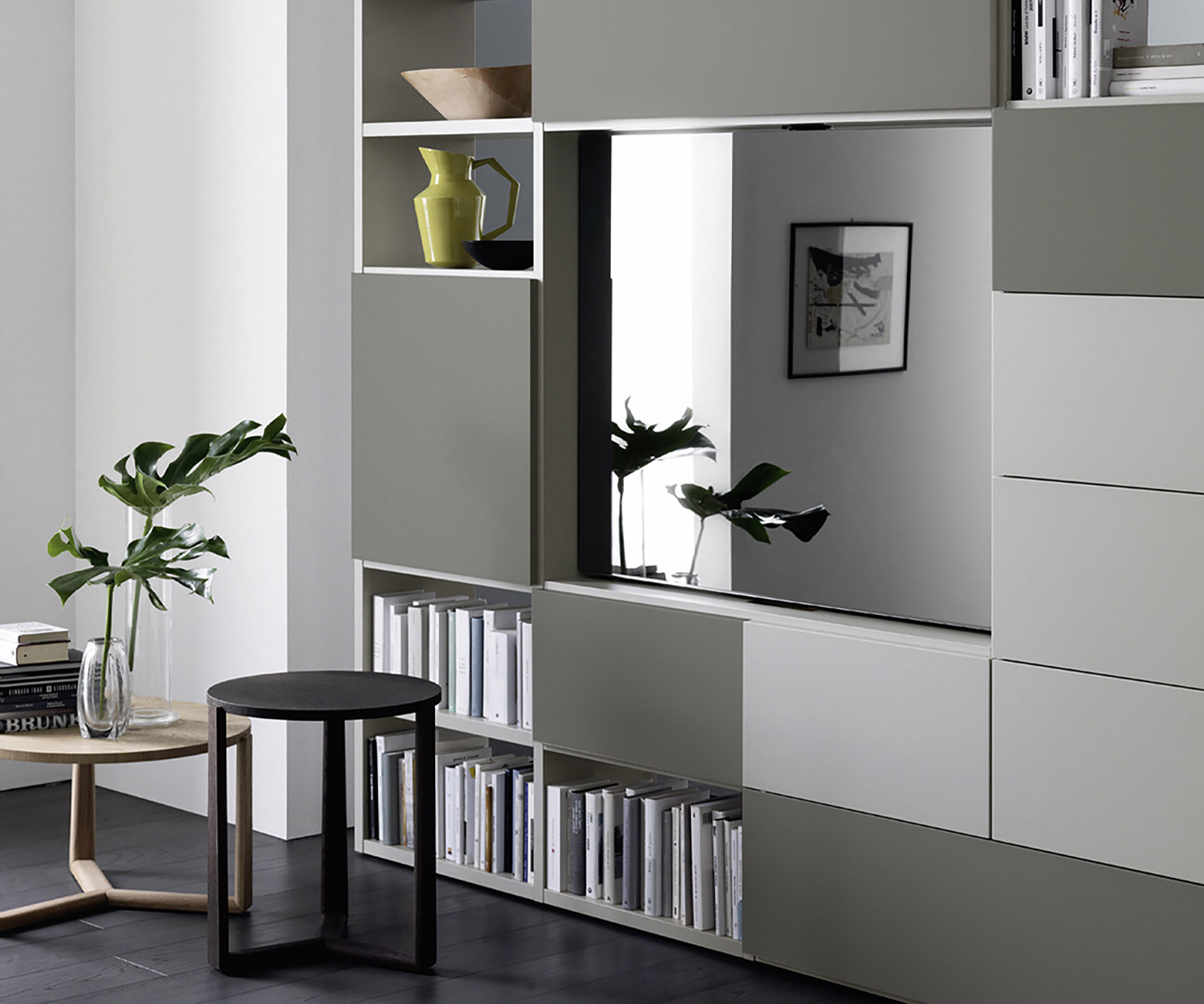Großzügiges Raumteiler Designer Bücheregal C90 von Livitalia Großzügiges Raumteiler Designer Bücheregal C90 von Livitalia