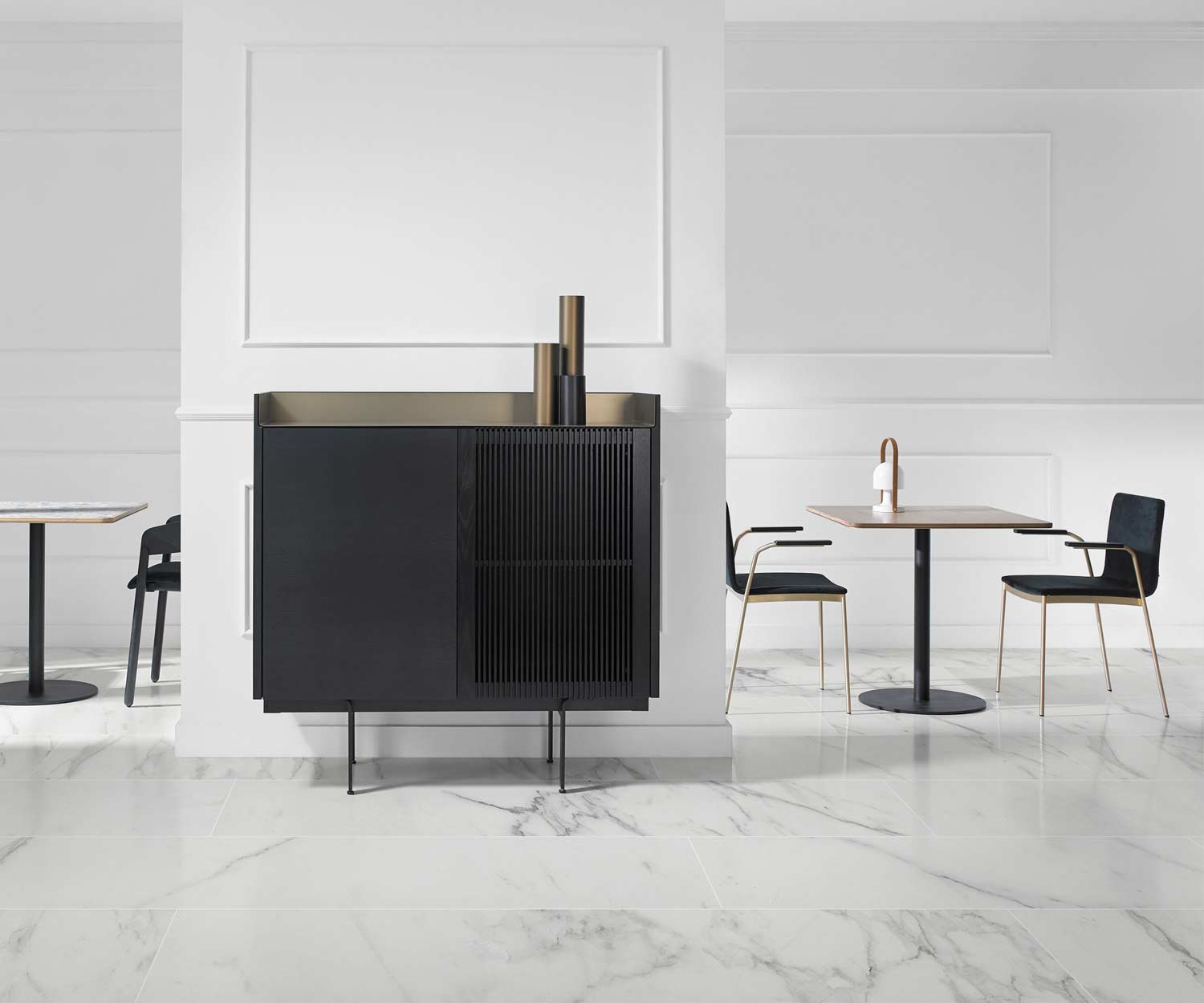 Hochwertiges Punt Design Highboard Stockholm Eiche Dunkel gebeizt Hochwertiges Punt Design Highboard Stockholm Eiche Dunkel gebeizt