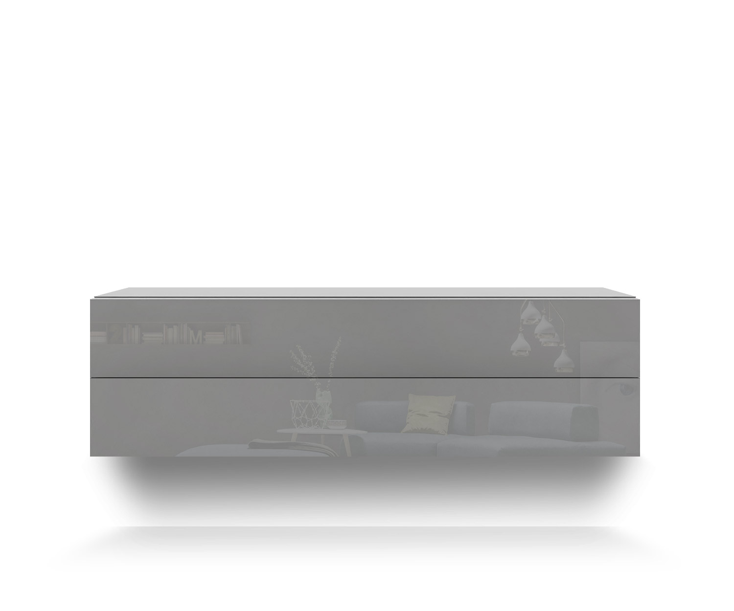 Novamobili Hängekommode Easy 2er B108 hellgrau430 Novamobili Hängekommode Easy 2er B108 hellgrau430