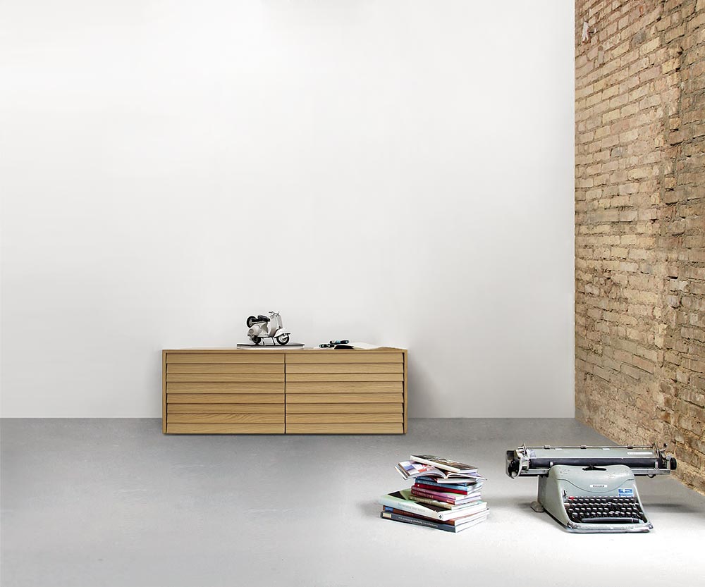 Punt Sussex Sideboard Boden B119 Super Matt Eiche Punt Sussex Sideboard Boden B119 Super Matt Eiche