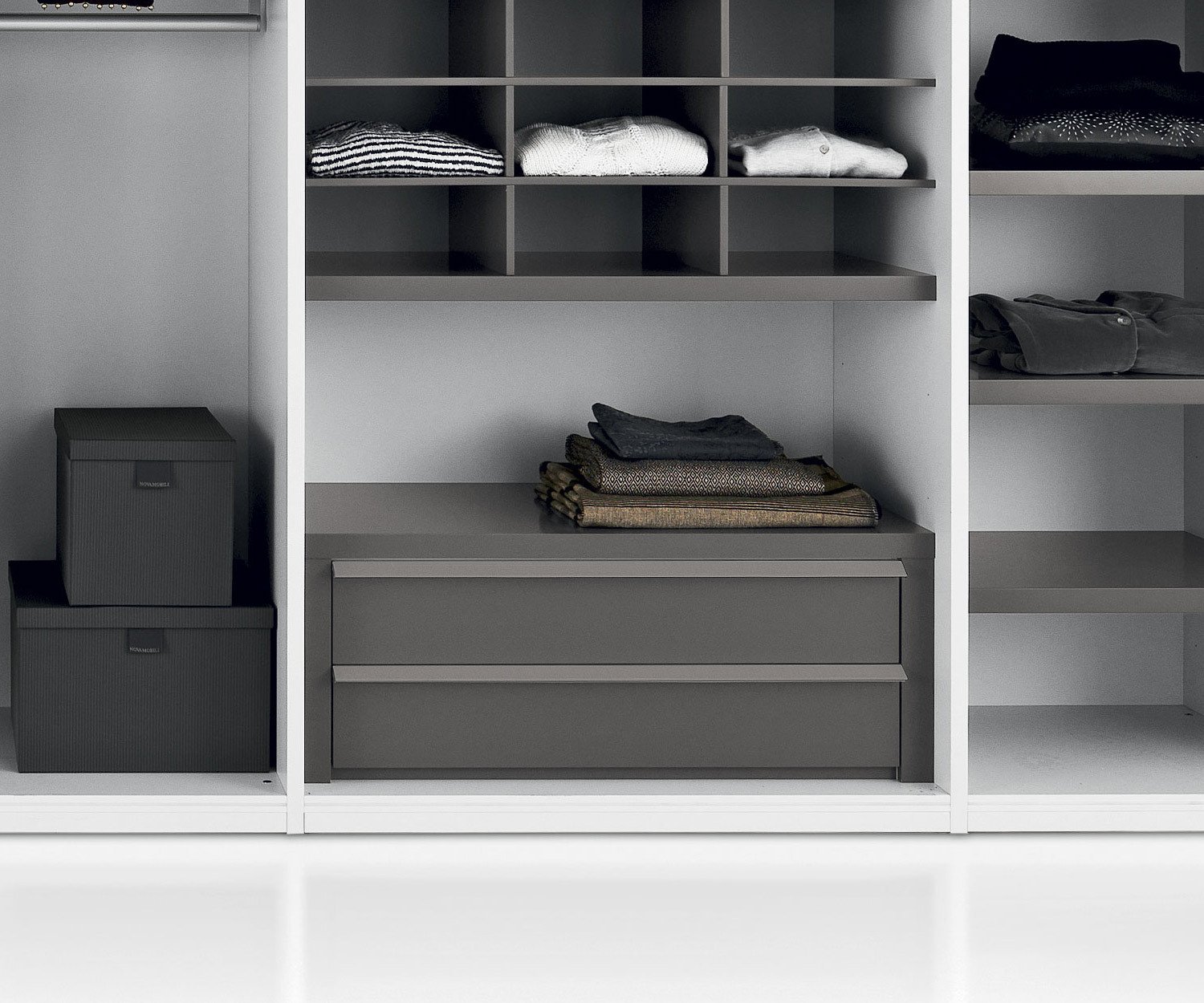 Livitalia Accessories for wardrobes Double drawer