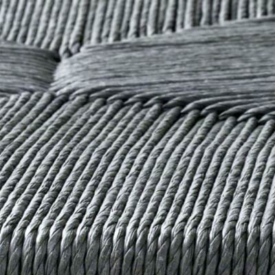 Straw Wicker Graphite Grey