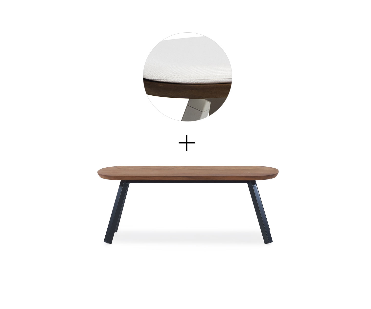 RS Barcelona Ping Pong Bench Black W120 cm White Outdoor RS Barcelona Ping Pong Bench Black W120 cm White Outdoor
