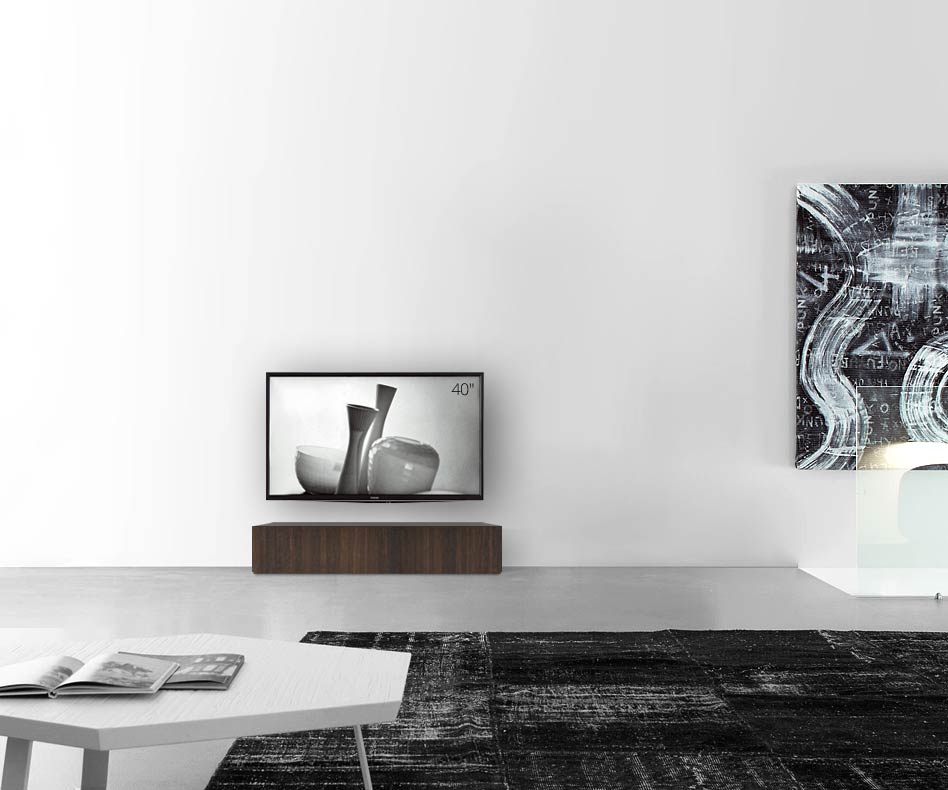 Livitalia Wooden design lowboard configurator base 120 cm 24 cm 46 cm brown oak Livitalia Wooden design lowboard configurator base 120 cm 24 cm 46 cm brown oak