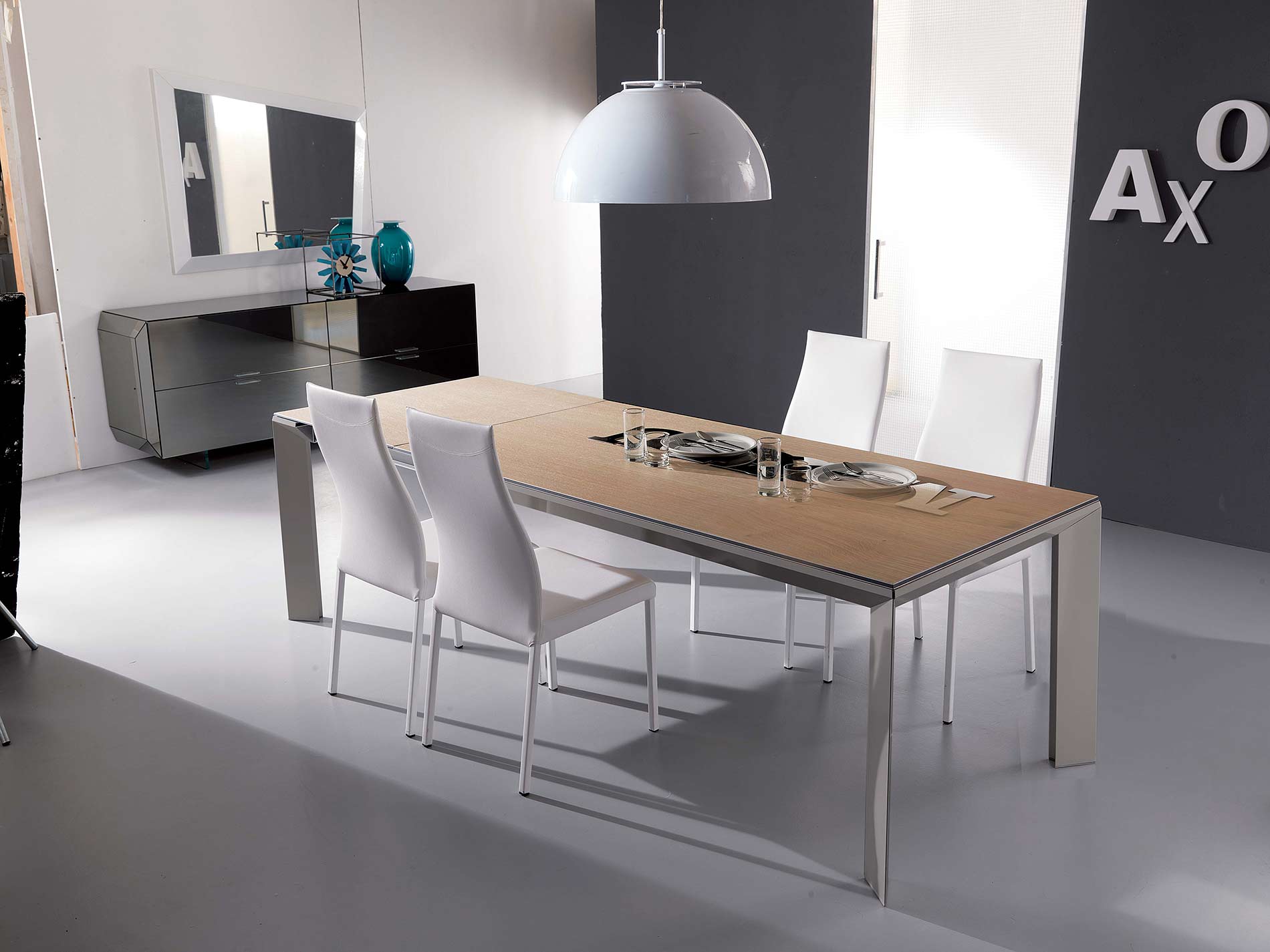 weisser design lederstuhl