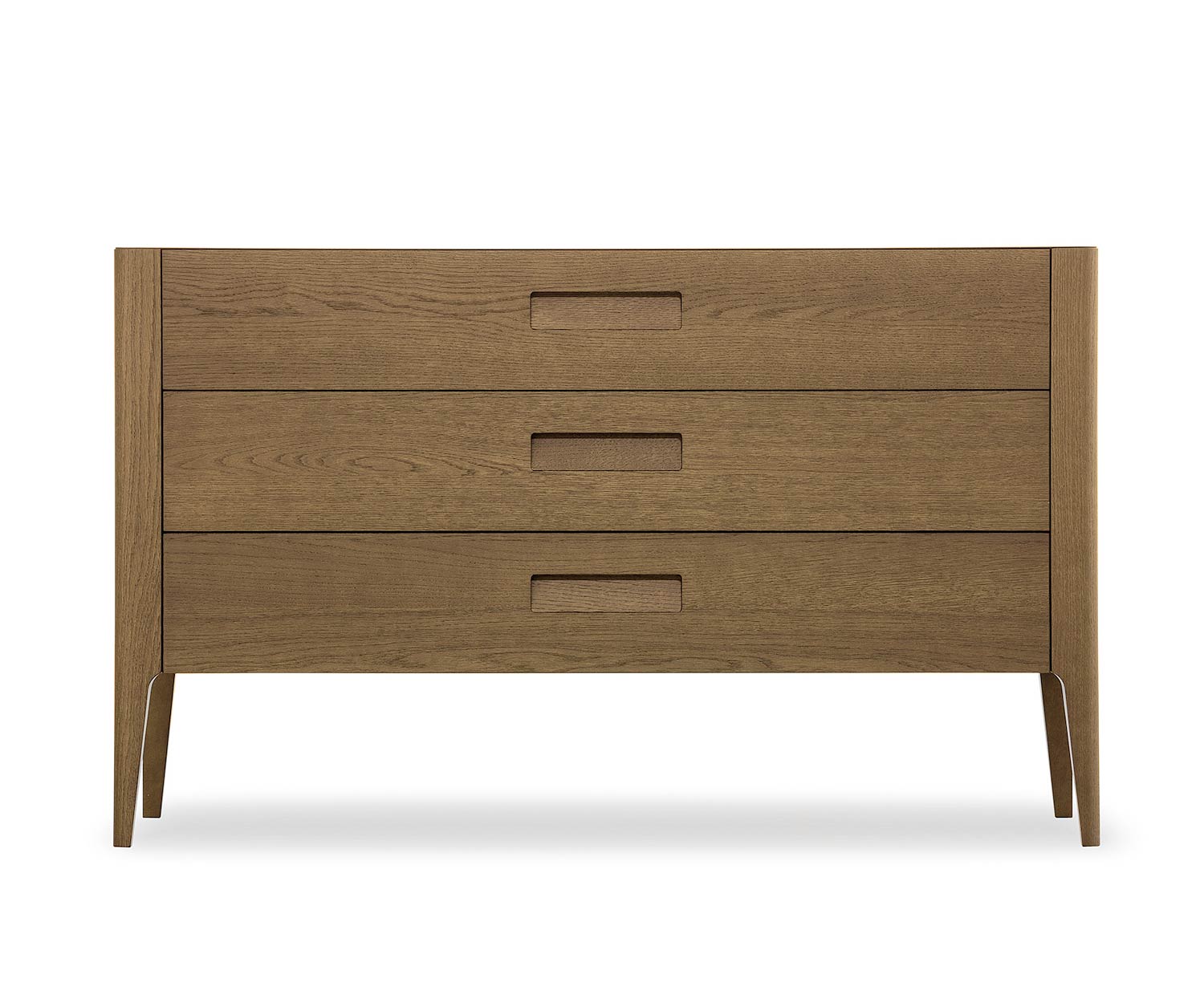 Novamobili Kommode Giotto 3 Schubladen Eiche Miele N02