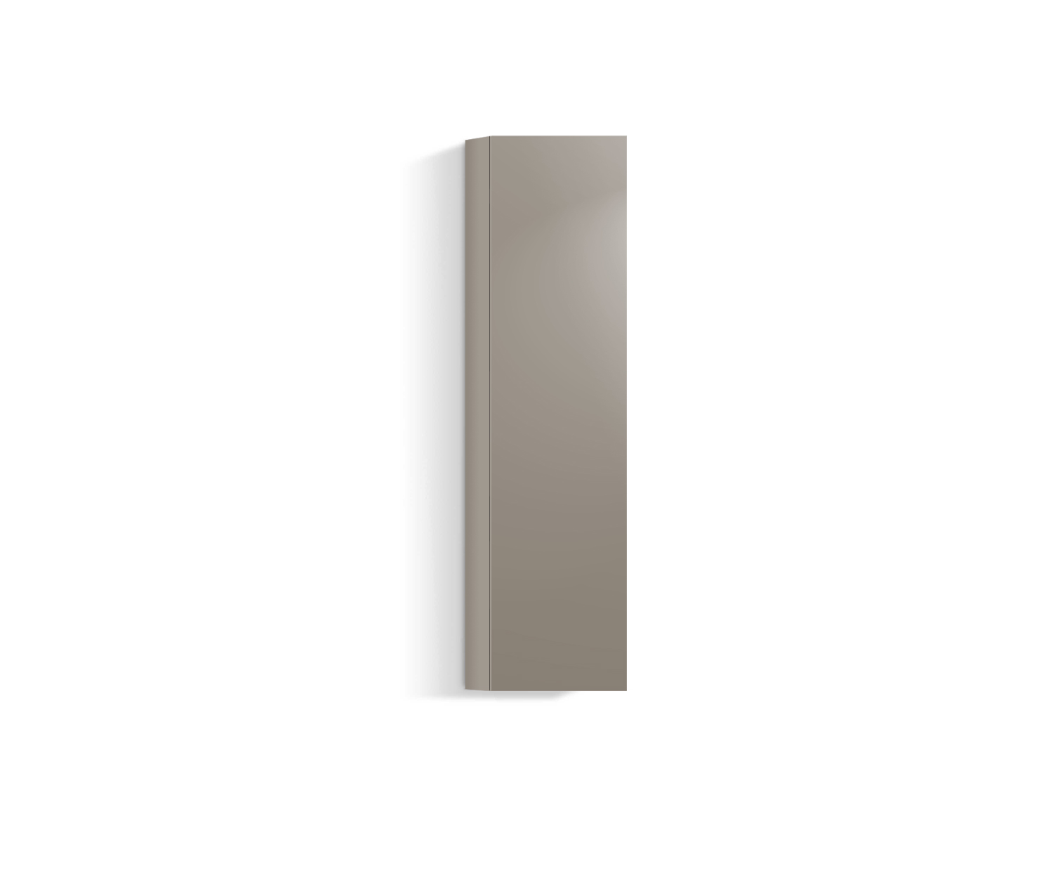 Design Wohnzimmer Hängeschrank Vertikal H128 B30 sand333