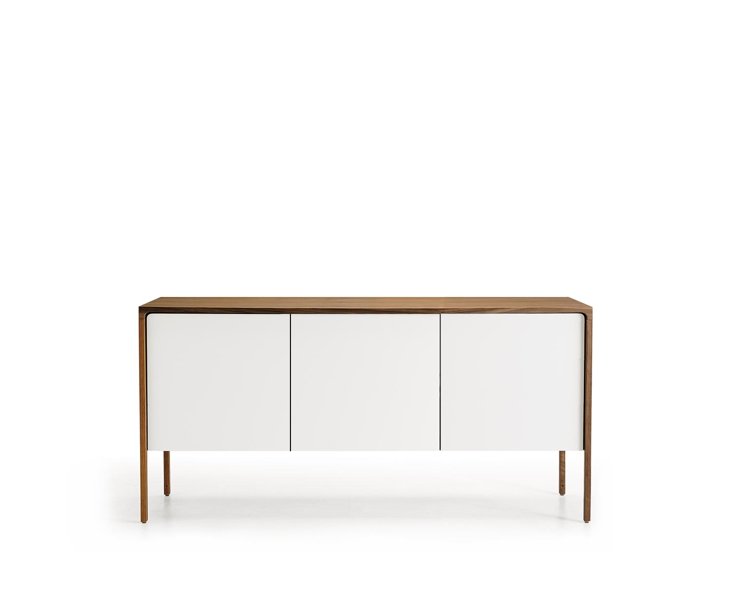 Punt Sideboard Tactile Tactile Walnuss Weiß Tactile B 155 3 Türen