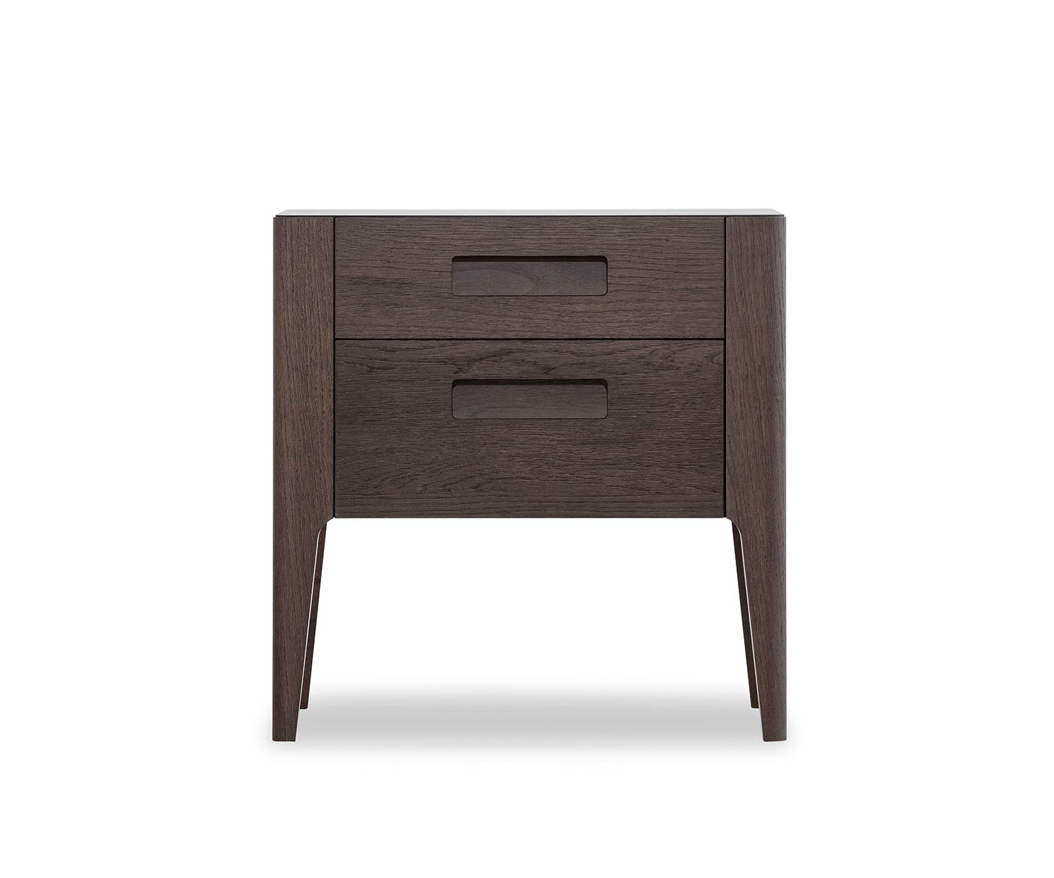 Novamobili Giotto bedside cabinet 2 drawers oak Terra N01 Novamobili Giotto bedside cabinet 2 drawers oak Terra N01