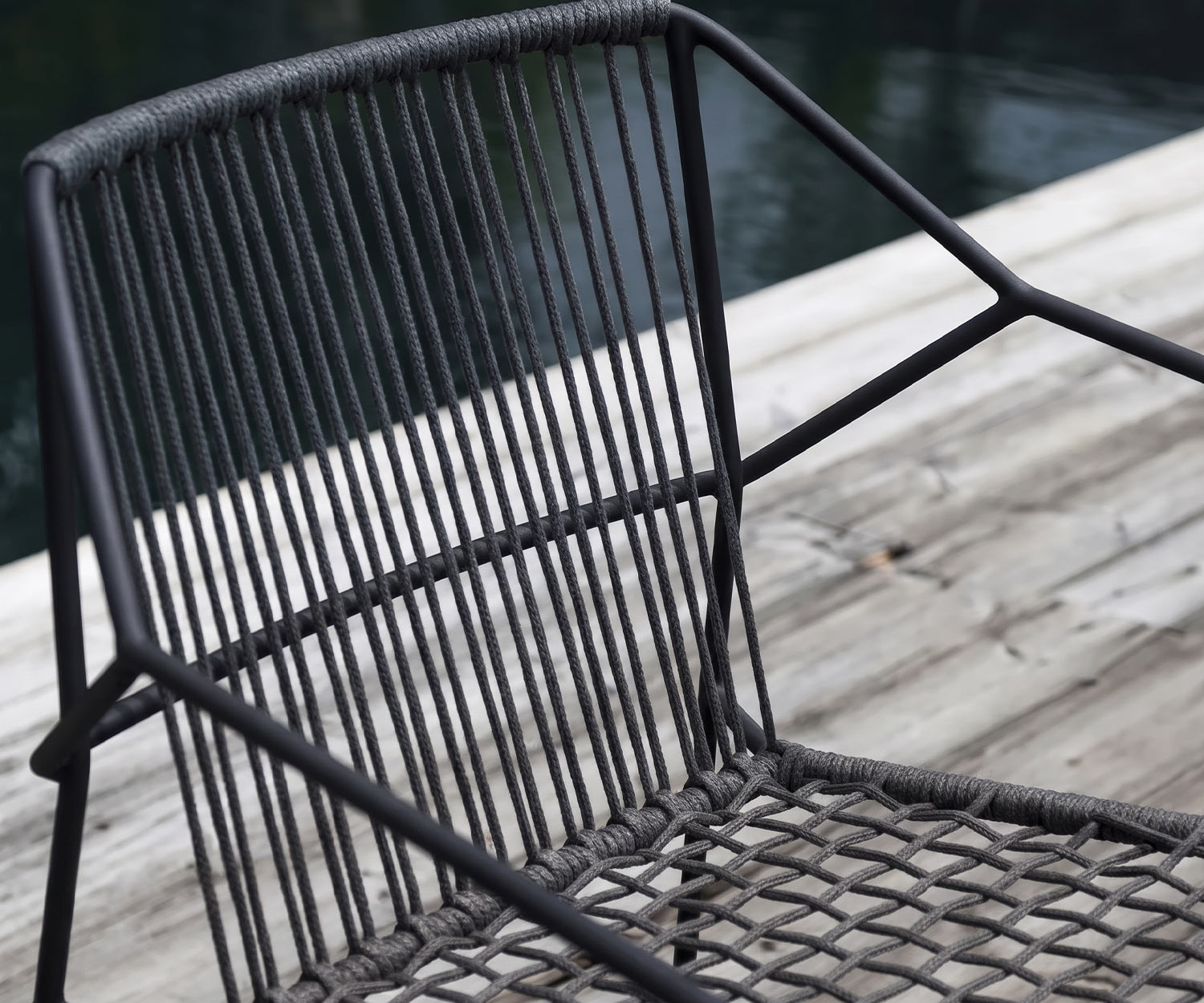 Wetterfester Oasiq Sandur Gartenstuhl ohne Armbespannung Posterauflage Weiß Gestell Weiß Wetterfester Oasiq Sandur Gartenstuhl ohne Armbespannung Posterauflage Weiß Gestell Weiß