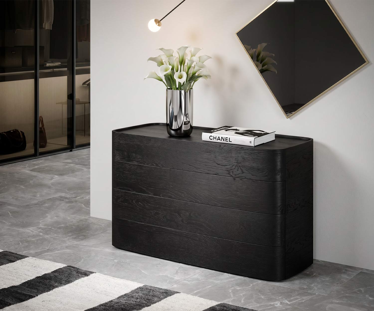 Novamobili Norman chest of drawers 4 drawers Novamobili Norman chest of drawers 4 drawers