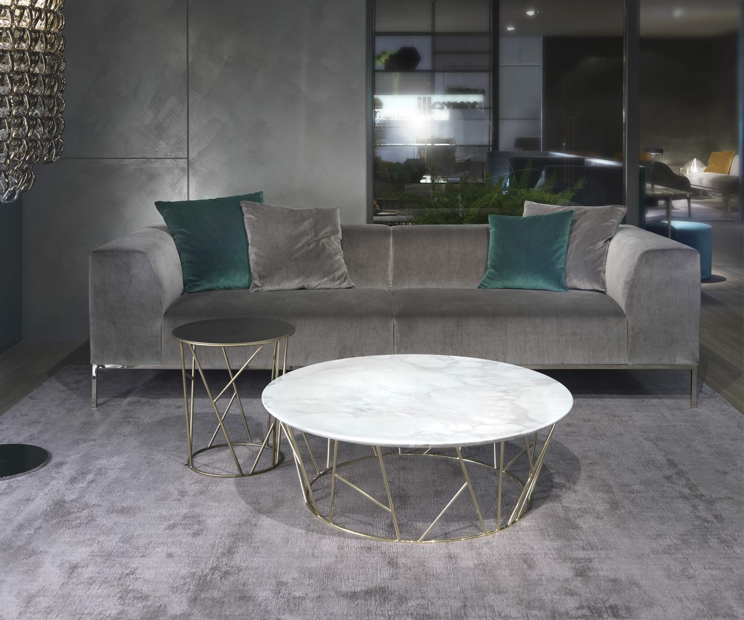 Moderner Marelli Designer Couchtisch Twig Carrara Marmor Moderner Marelli Designer Couchtisch Twig Carrara Marmor