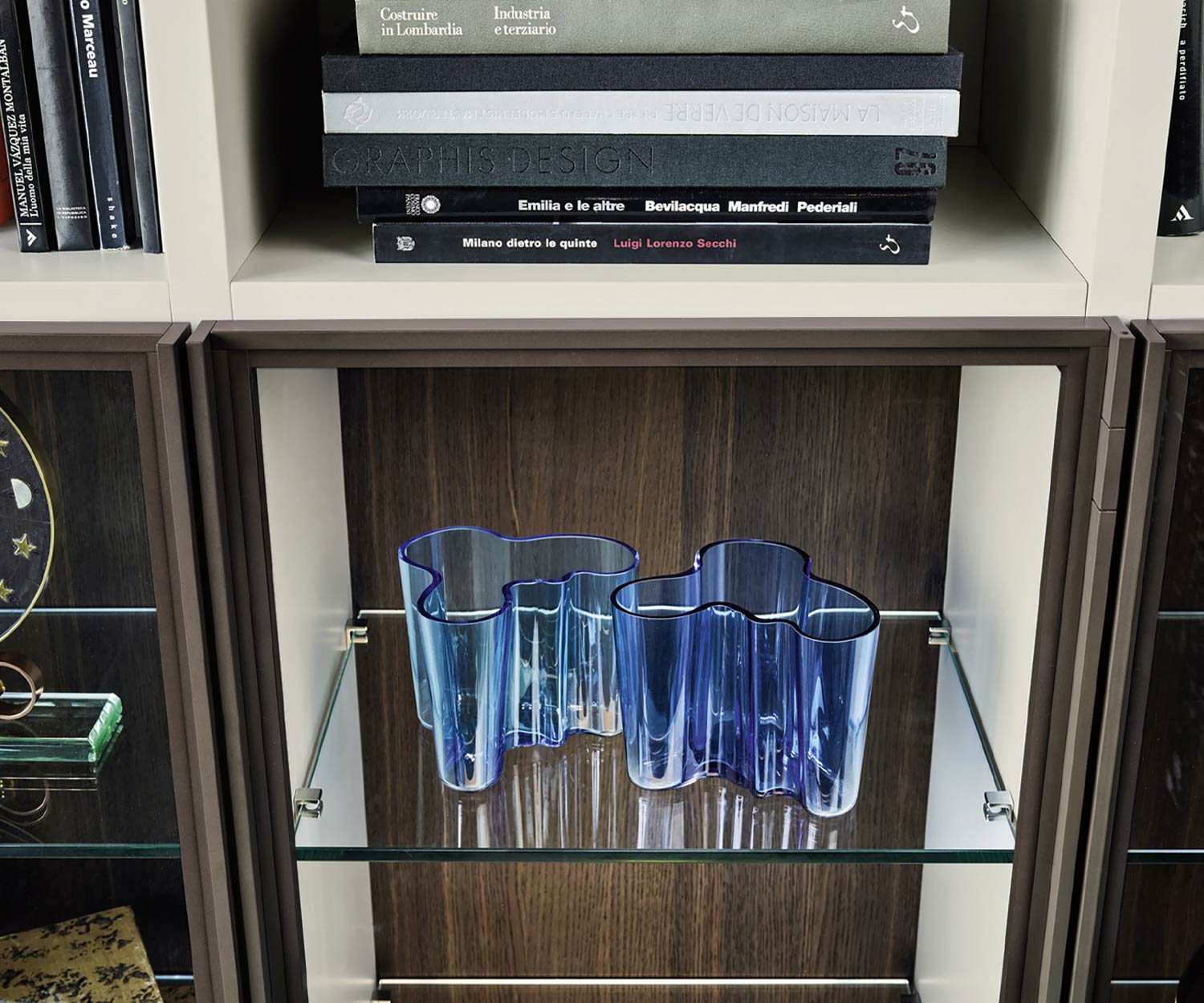 Exclusive Livitalia Design bookcase with ladder C60 Exclusive Livitalia Design bookcase with ladder C60