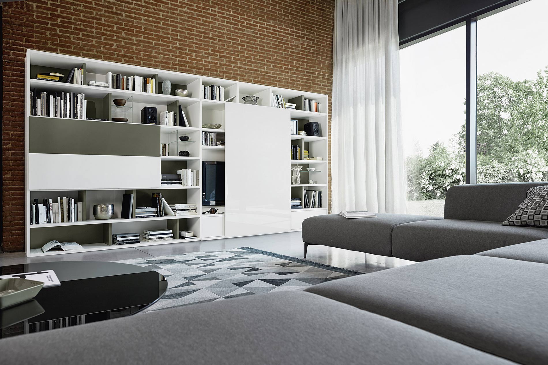 Wohnzimmer Wandschrank Livitalia