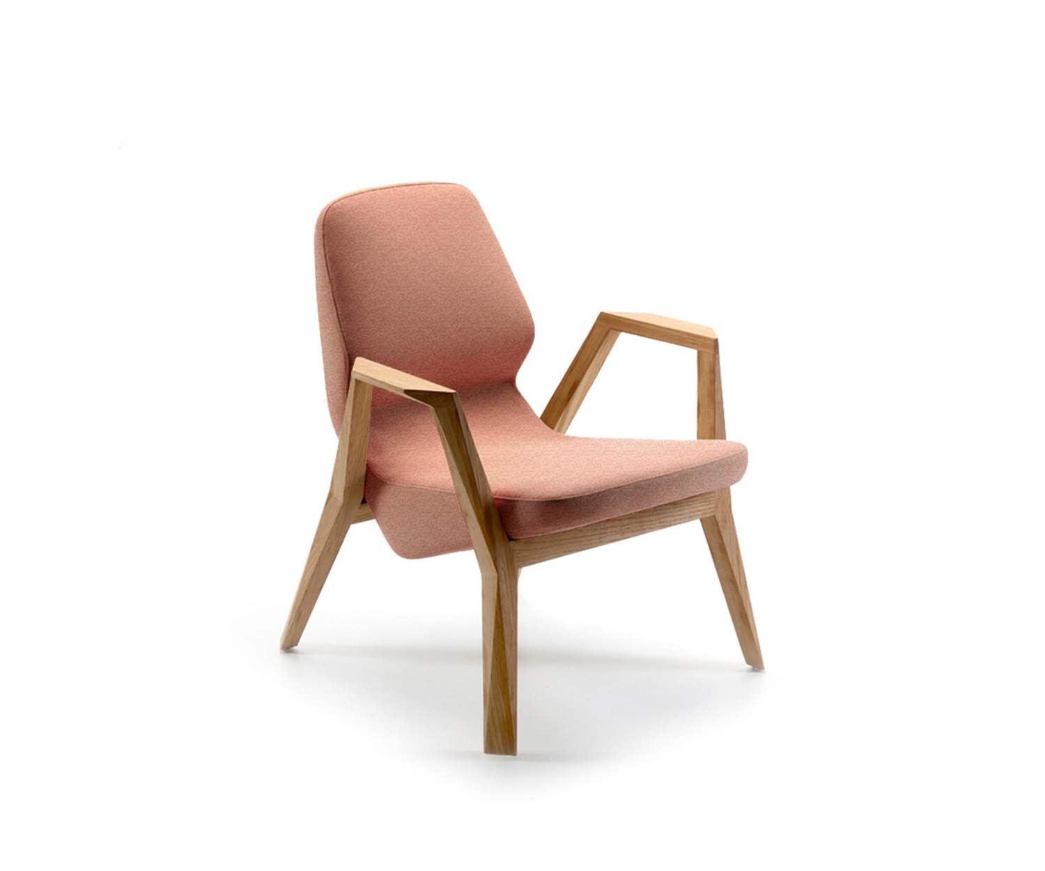 Design armchair old pink cover Atlas501 Design armchair old pink cover Atlas501