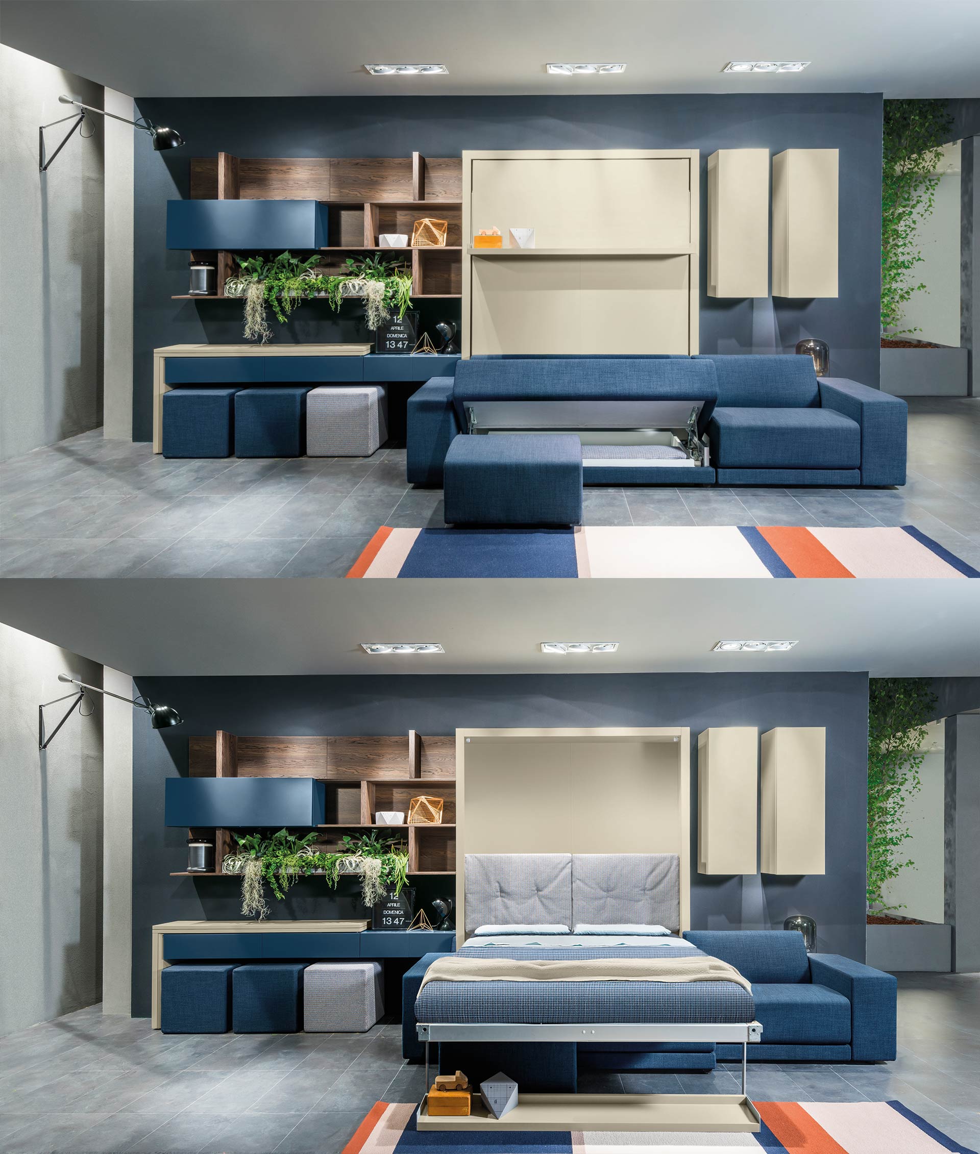 Clei Oslo 301 Giro study with foldaway bed Clei Oslo 301 Giro study with foldaway bed